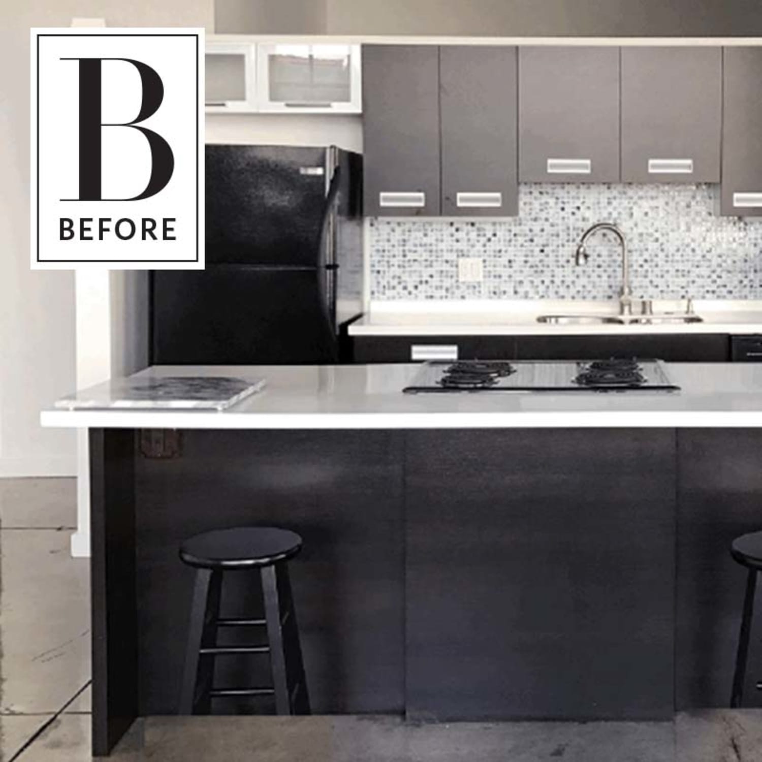 An Incredible Diy Rental Kitchen Cabinet Makeover Apartment Therapy