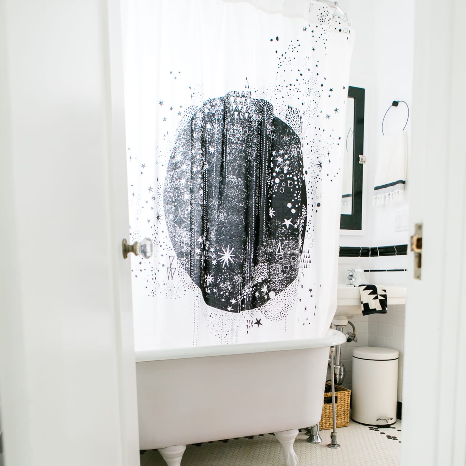 How To Keep Your Shower Curtain Liner From Sticking To You