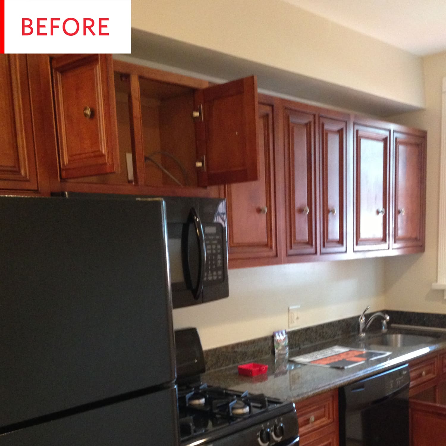 Kitchen Remodel Soapstone Countertops Cherry Wood Apartment