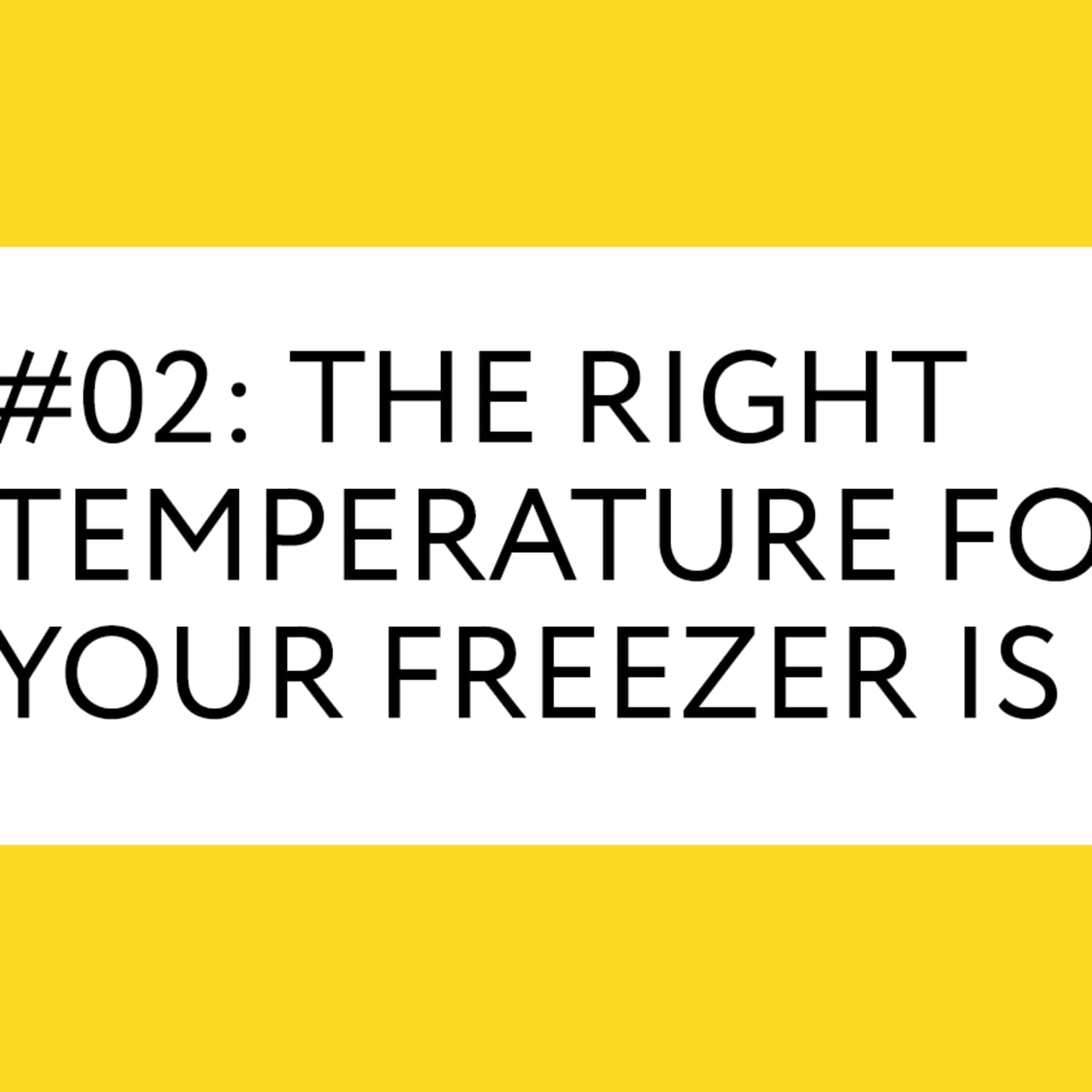 How cold should my freezer be celsius world central kitchen