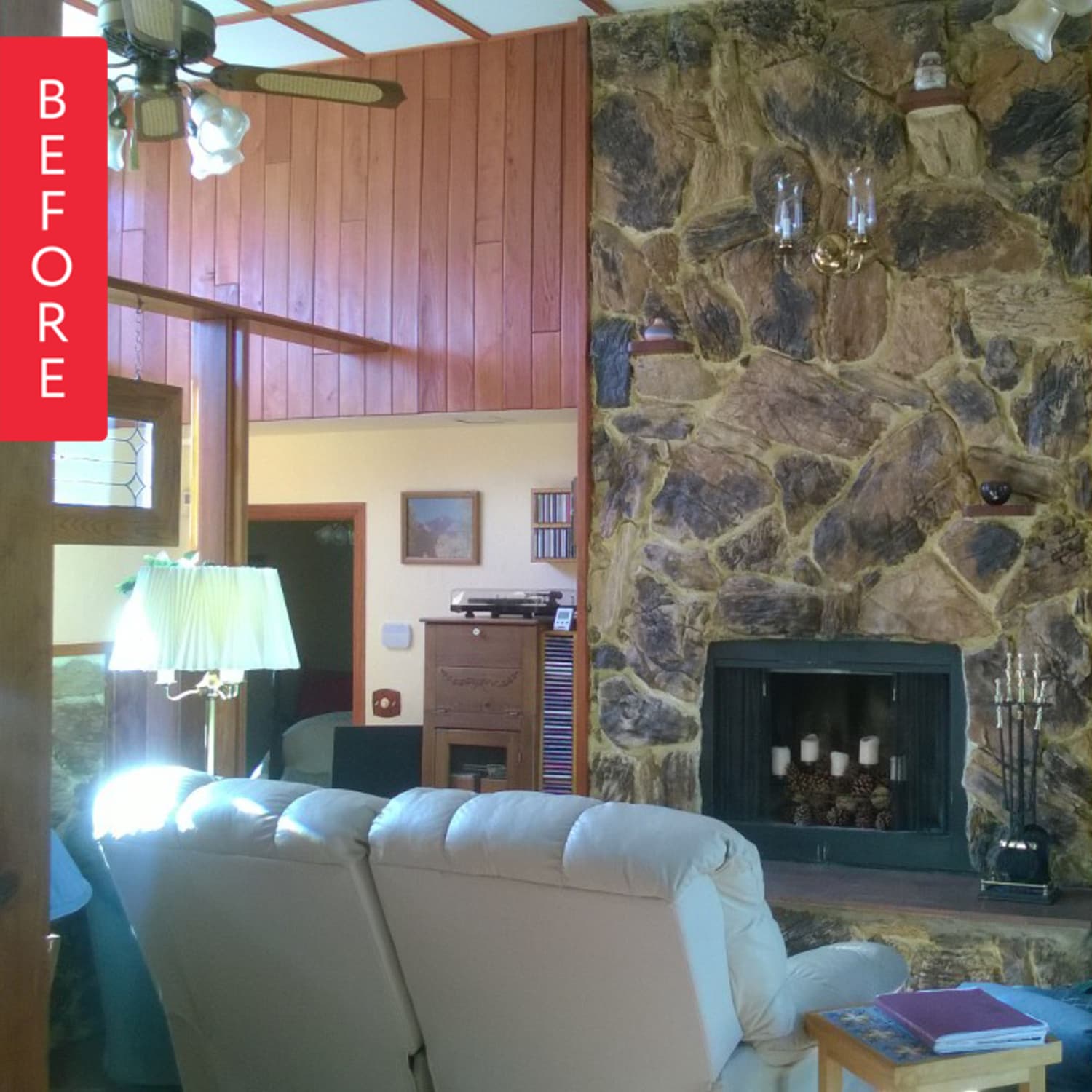 Before After 70s Fireplace Gets A Facelift Apartment Therapy Before After 70s Fireplace Gets A Facelift
