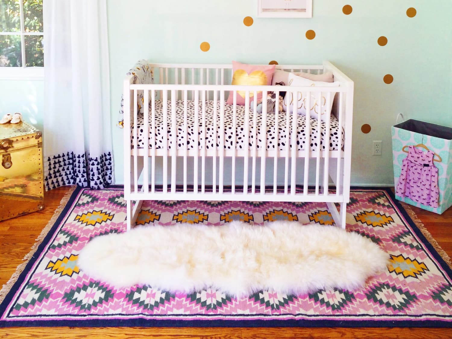 Ruby S Gorgeously Glam Nursery Apartment Therapy