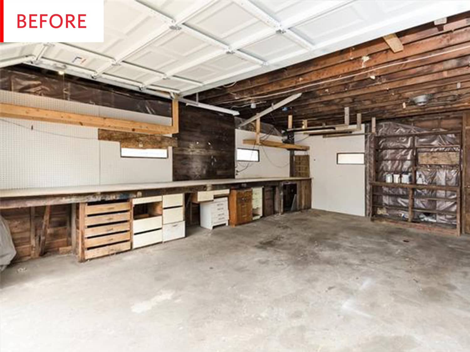 Before After From Garage To Airbnb Apartment Therapy