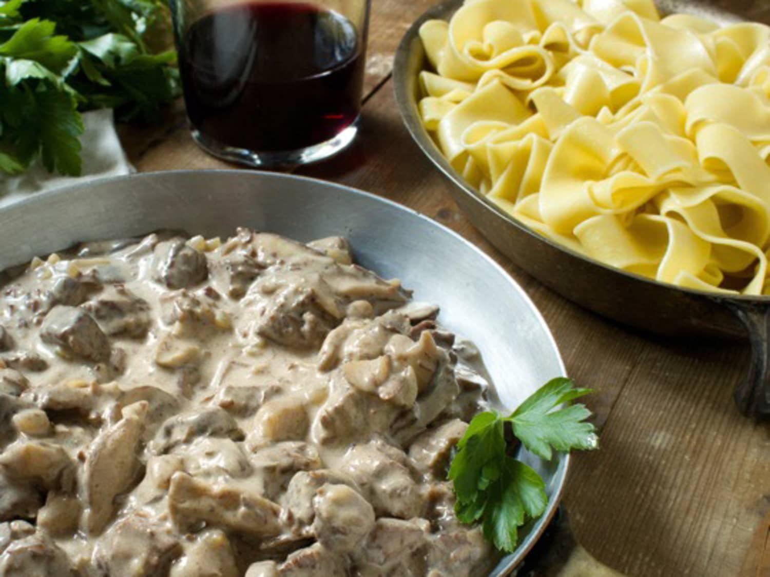 Recipe Braised Beef Stroganoff With Pappardelle Kitchn