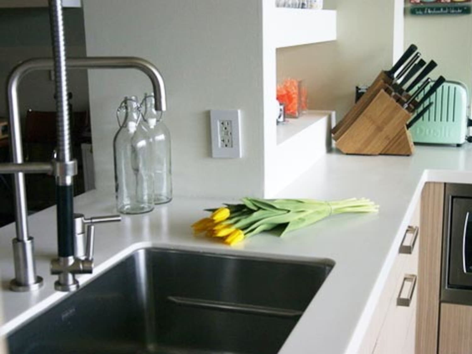 All About Synthetic Solid Surface Countertops Kitchn