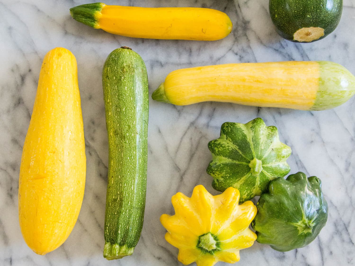 Summer Squash Varieties Chart