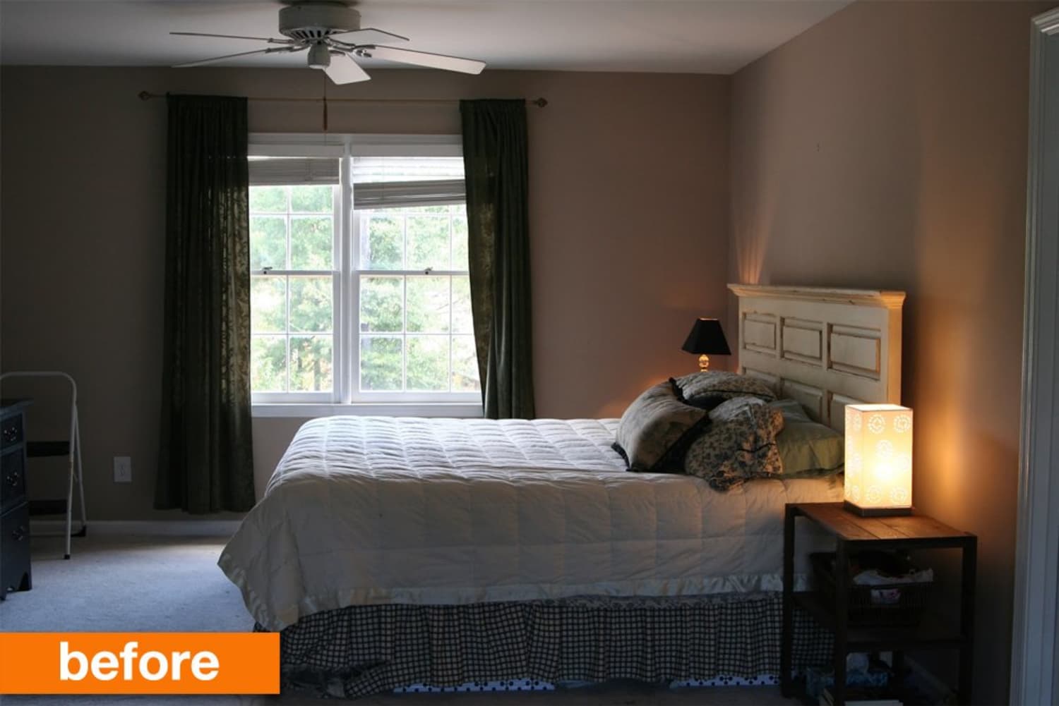Before & After: A Bedroom Gets Finished With Fresh Paint and Flea Market Finds