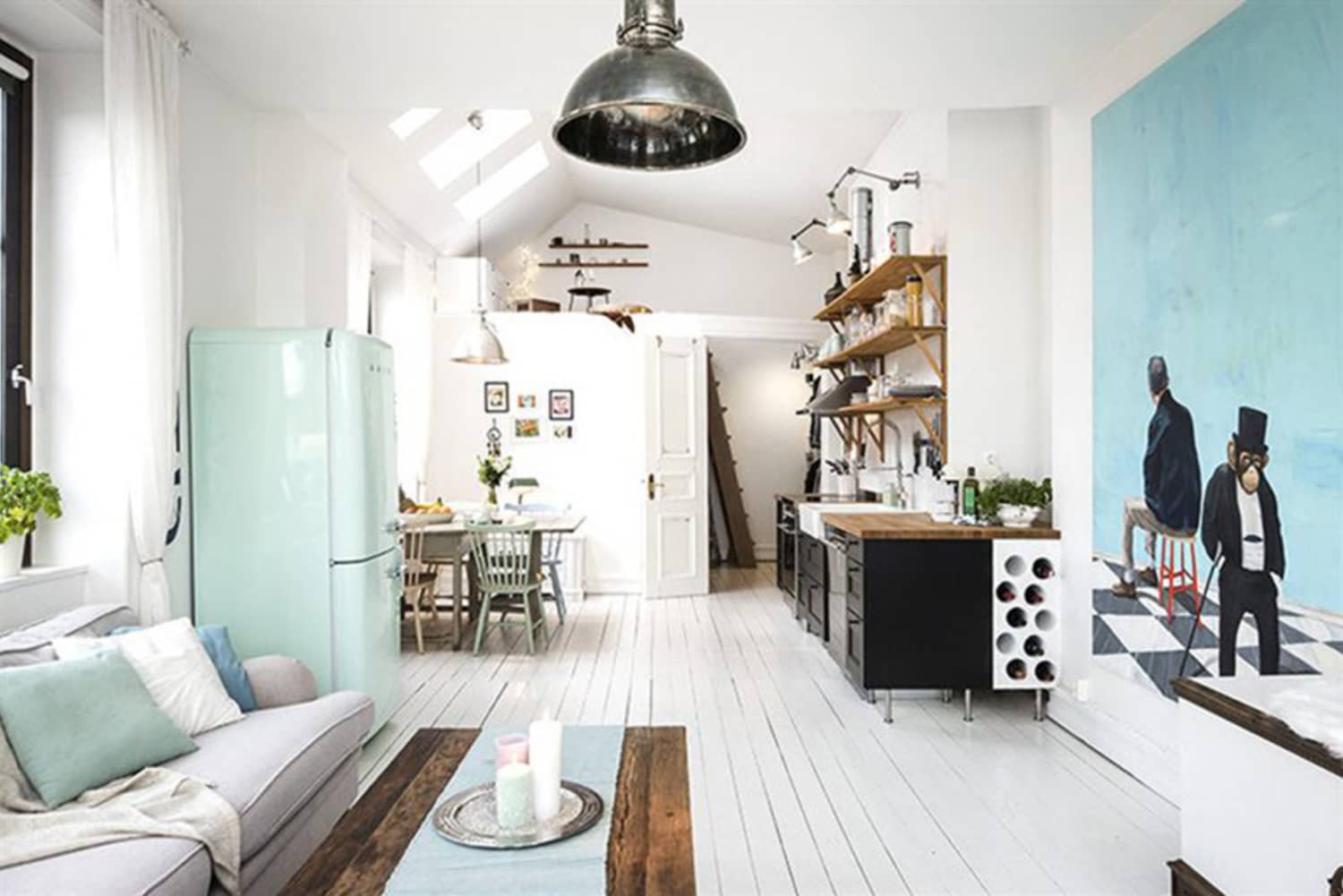 This Tiny Swedish Apartment Has Everything You Could Want—in Under 500 Square Feet