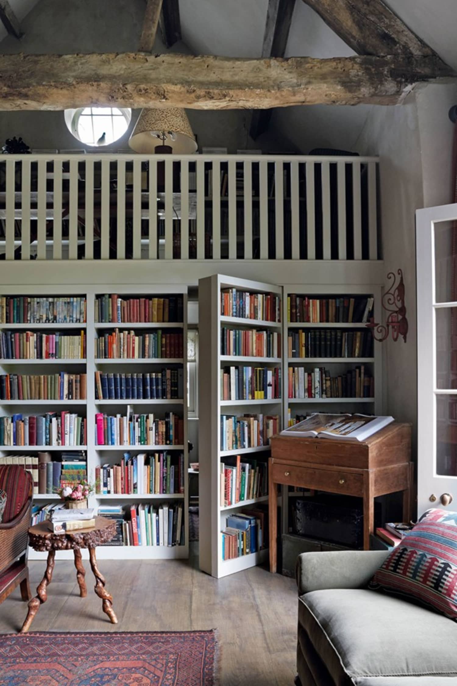 This Cozy Guest Cottage is a Book Lover’s Dream