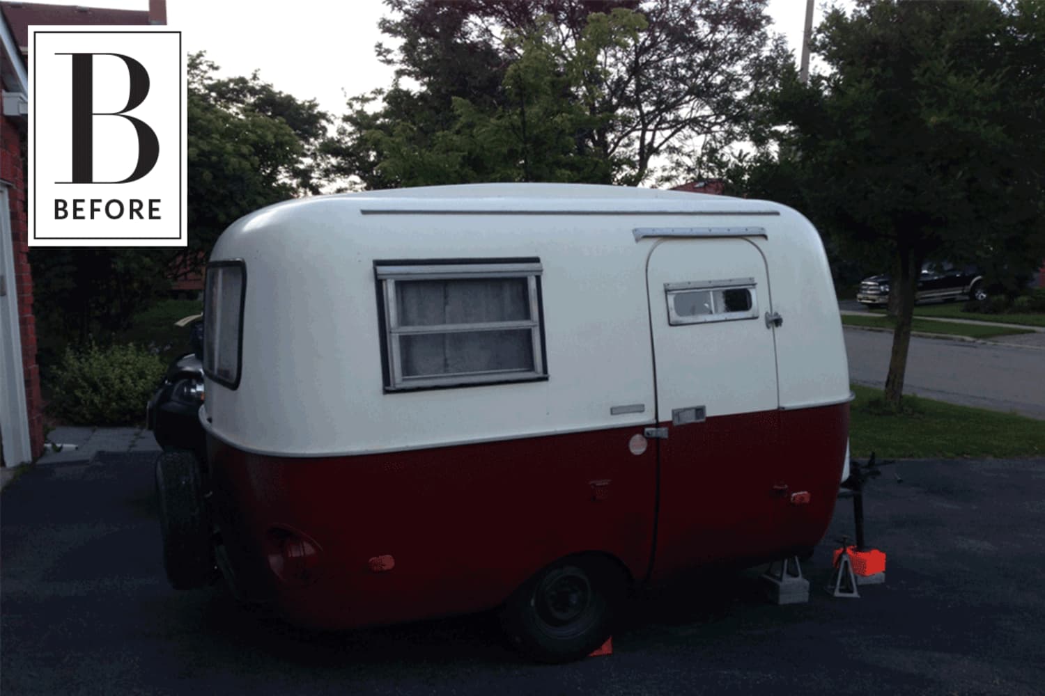 Before & After: A Terribly Cute Vintage Trailer Makeover