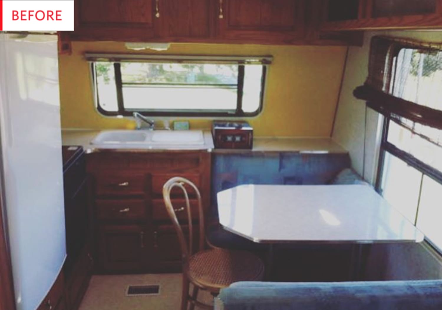 Before & After: A Dark, Dated ’90s Camper Gets a Bright and Airy Reno