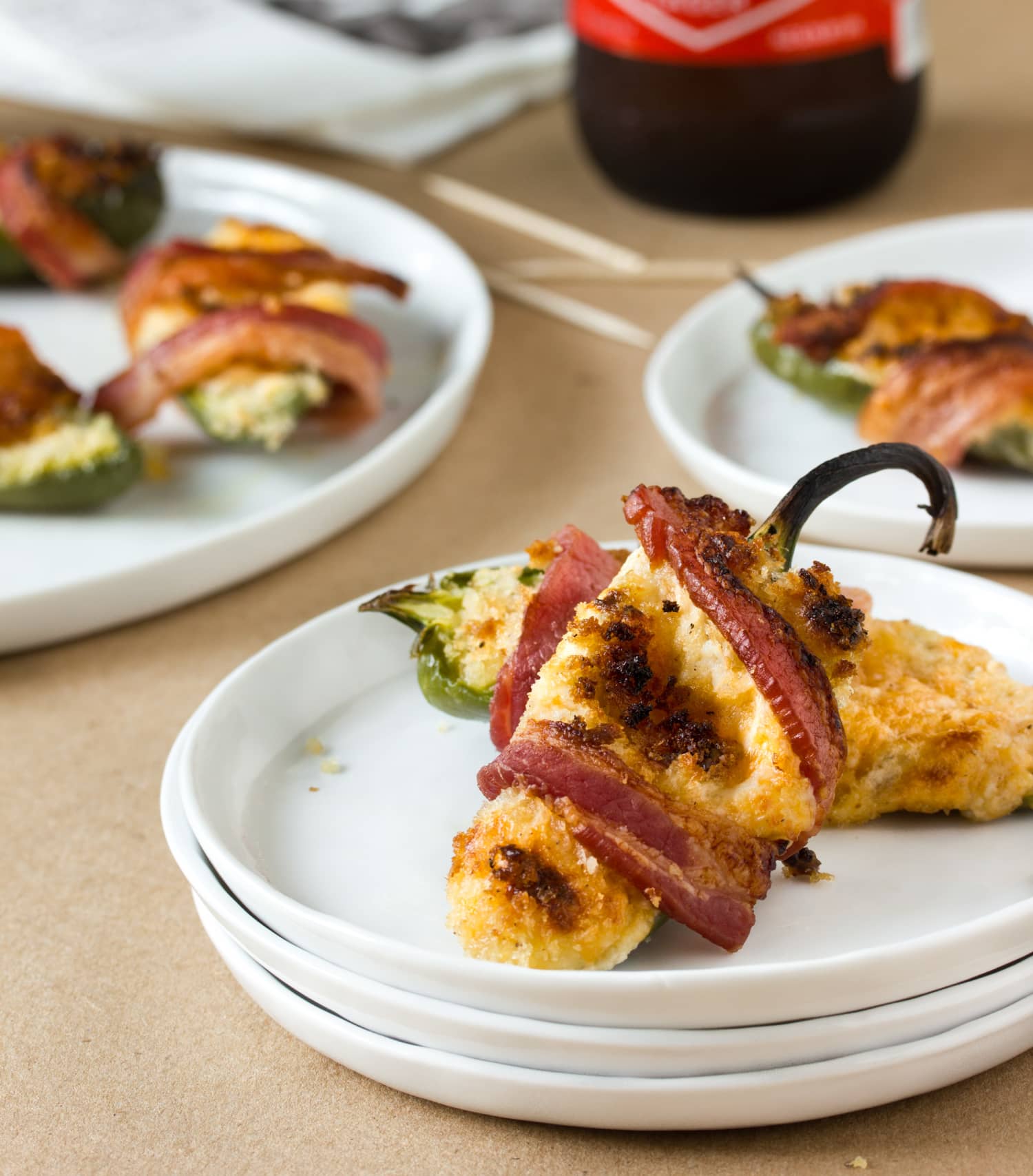Party Recipe: Baked Bacon & Cheddar Jalapeño Poppers