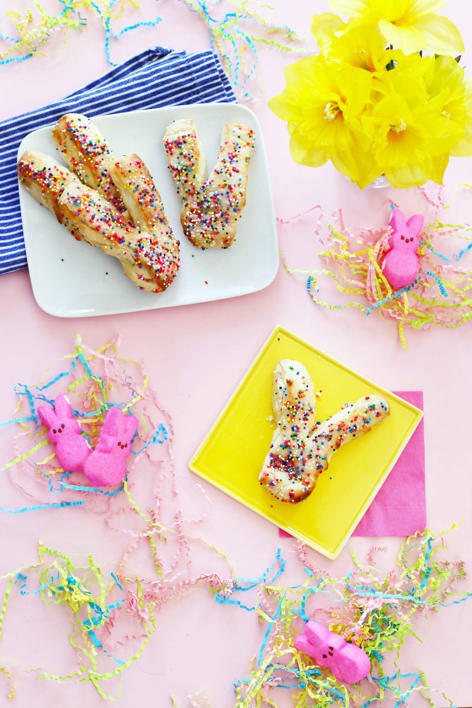How To Make Confetti Cake Bunny Bread