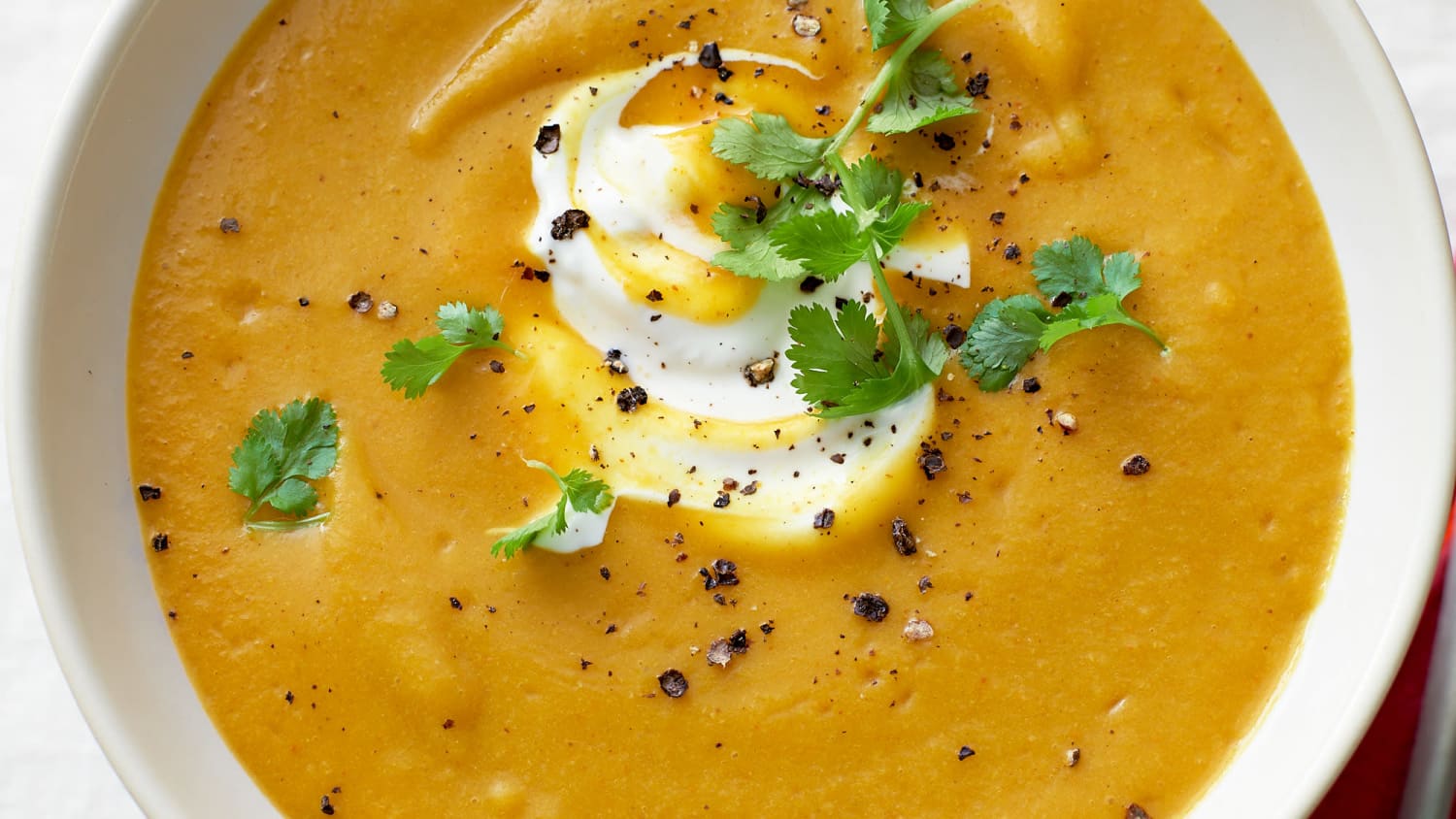 Slow Cooker Golden Chickpea Soup-image