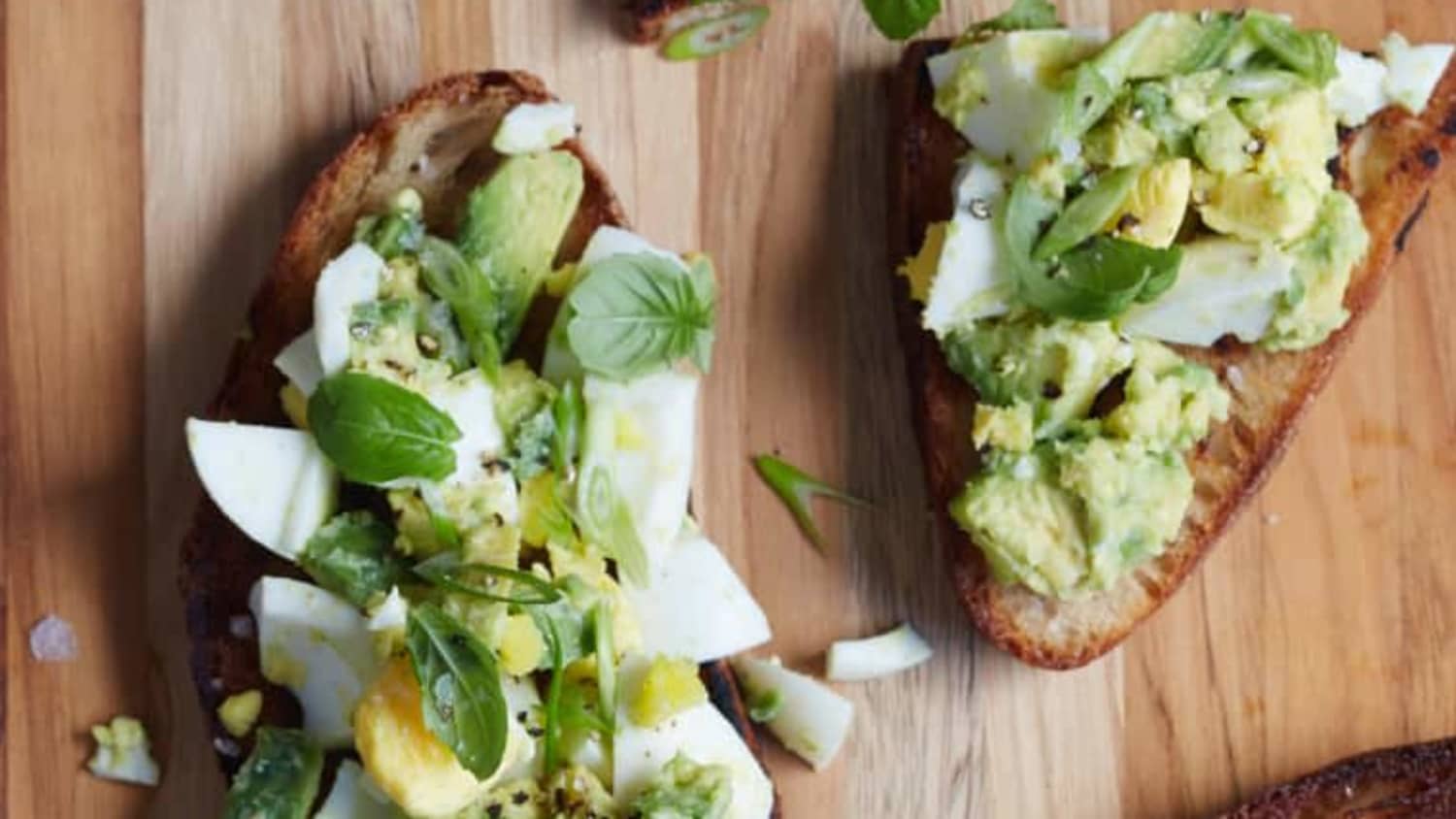 Egg and Avocado Salad on Toast-image