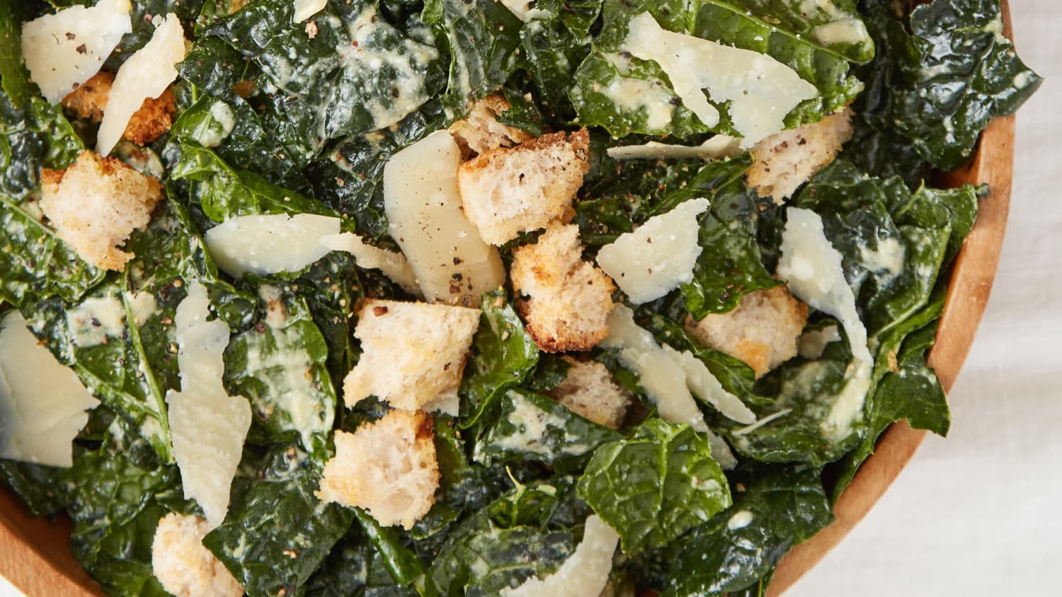 5-Ingredient Kale Caesar Salad