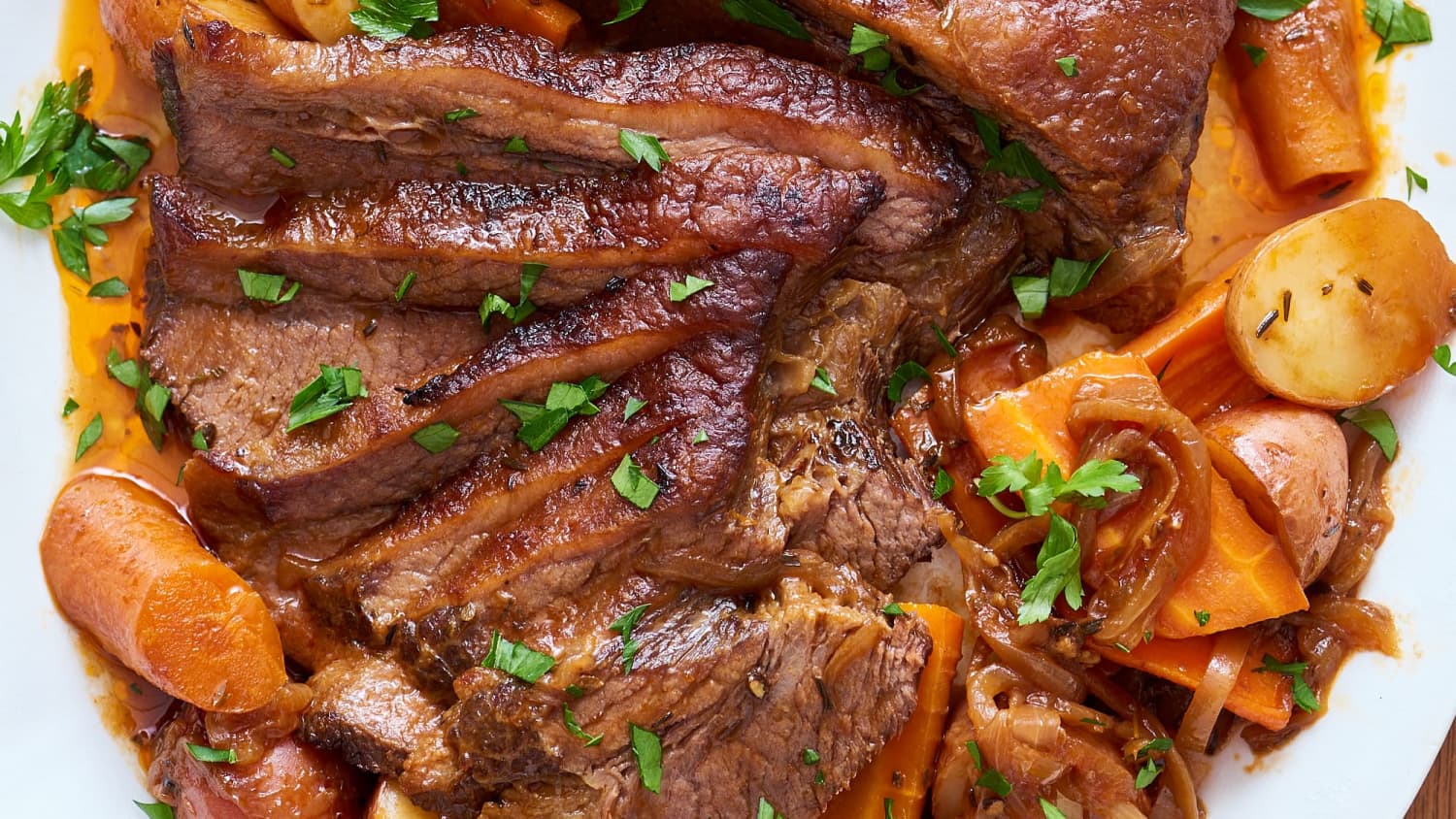 How To Cook Classic Beef Brisket In The Slow Cooker-image