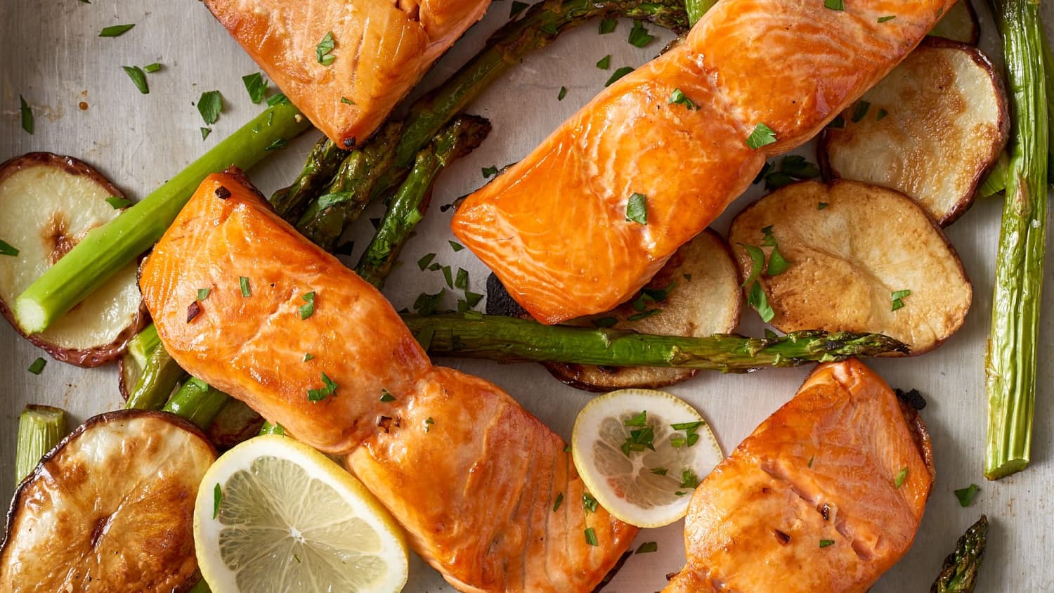 Sheet Pan Crispy Salmon and Potatoes-image