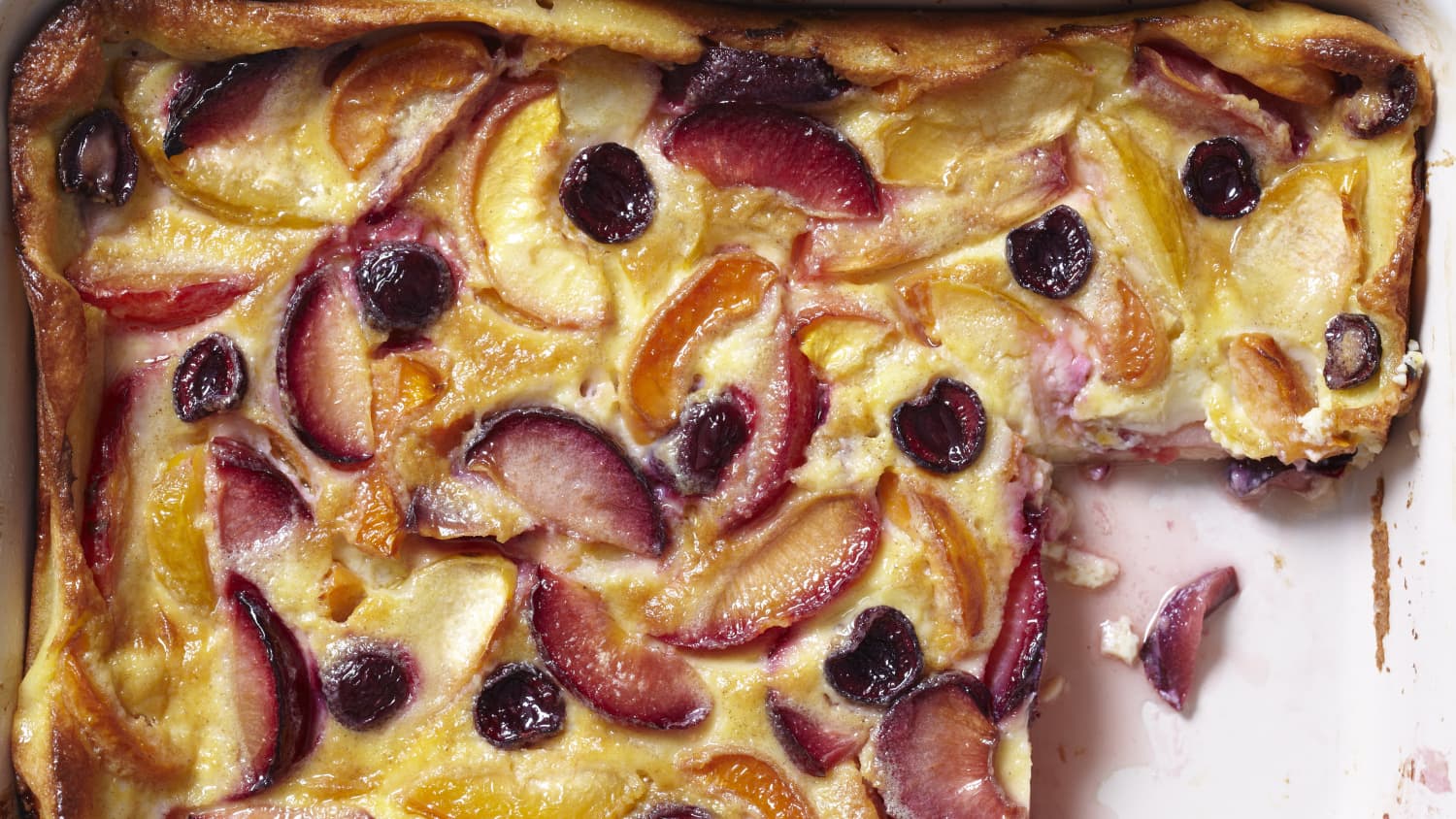 Cardamom and Stone Fruit Clafoutis-image