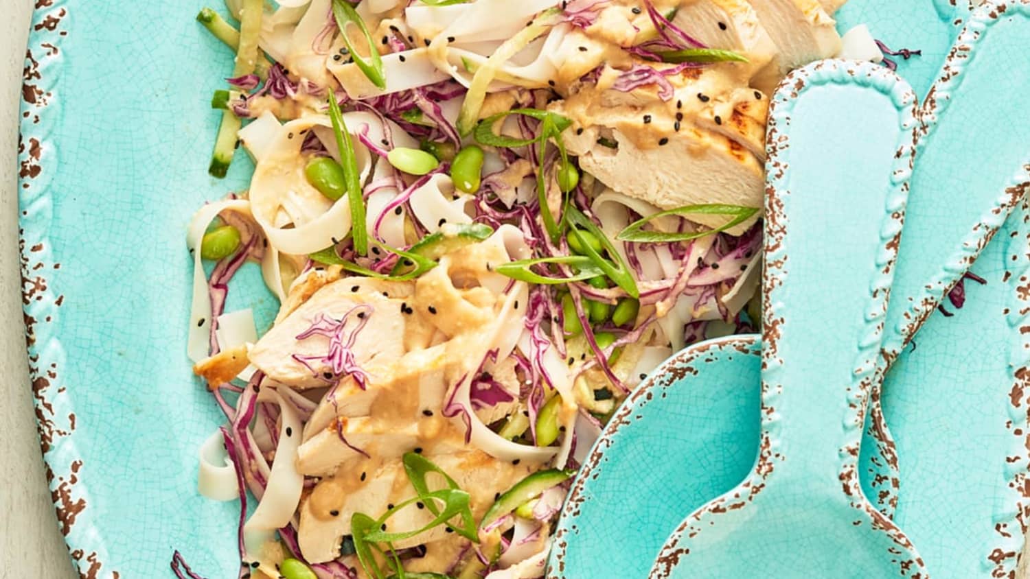 Cold Sesame Chicken and Noodle Salad -image
