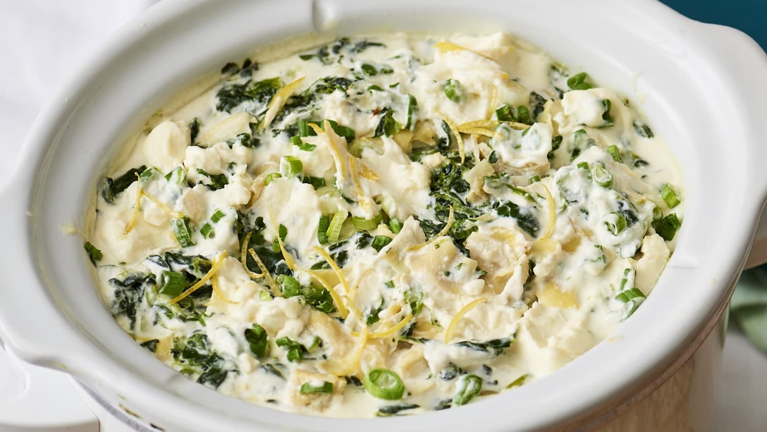 Slow Cooker Spinach-Artichoke Dip-image