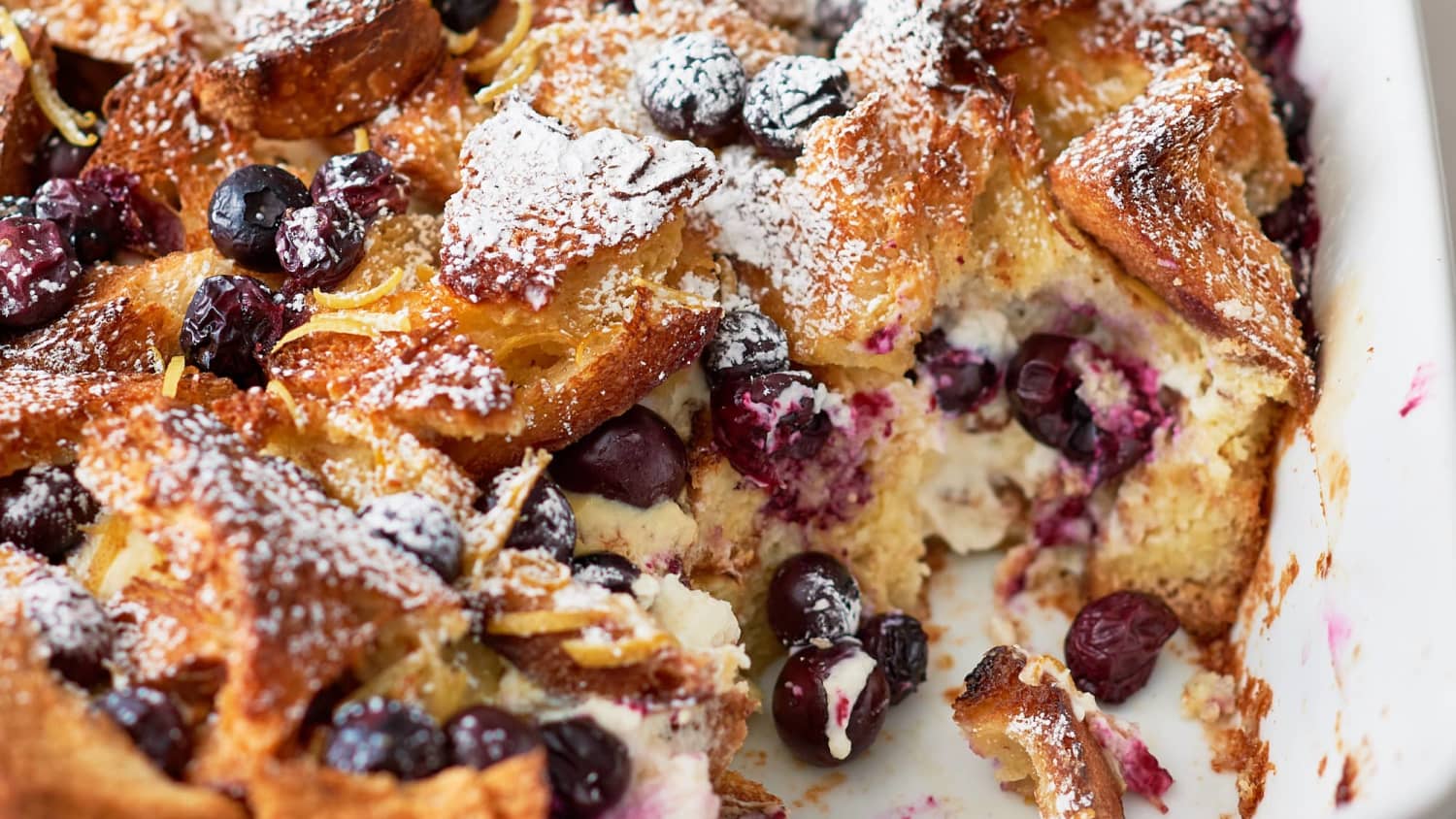 Loaded Blueberry Cheesecake Breakfast Bake-image