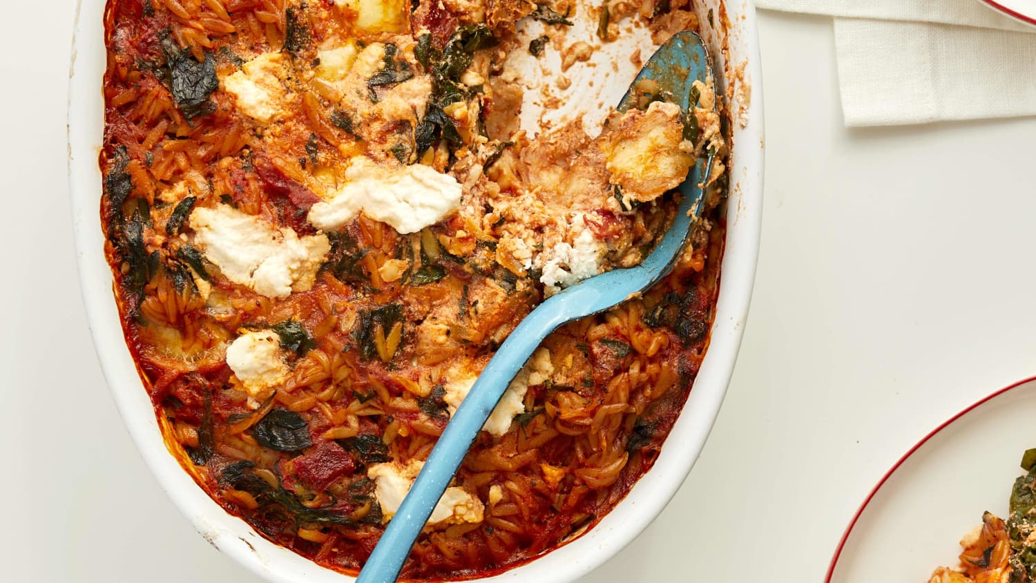 5-Ingredient Creamy Tomato Baked Orzo-image