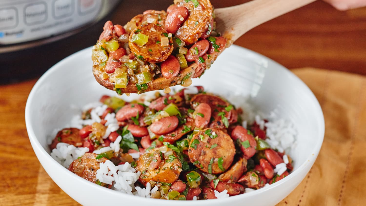 How To Make Red Beans & Rice in an Electric Pressure Cooker-image