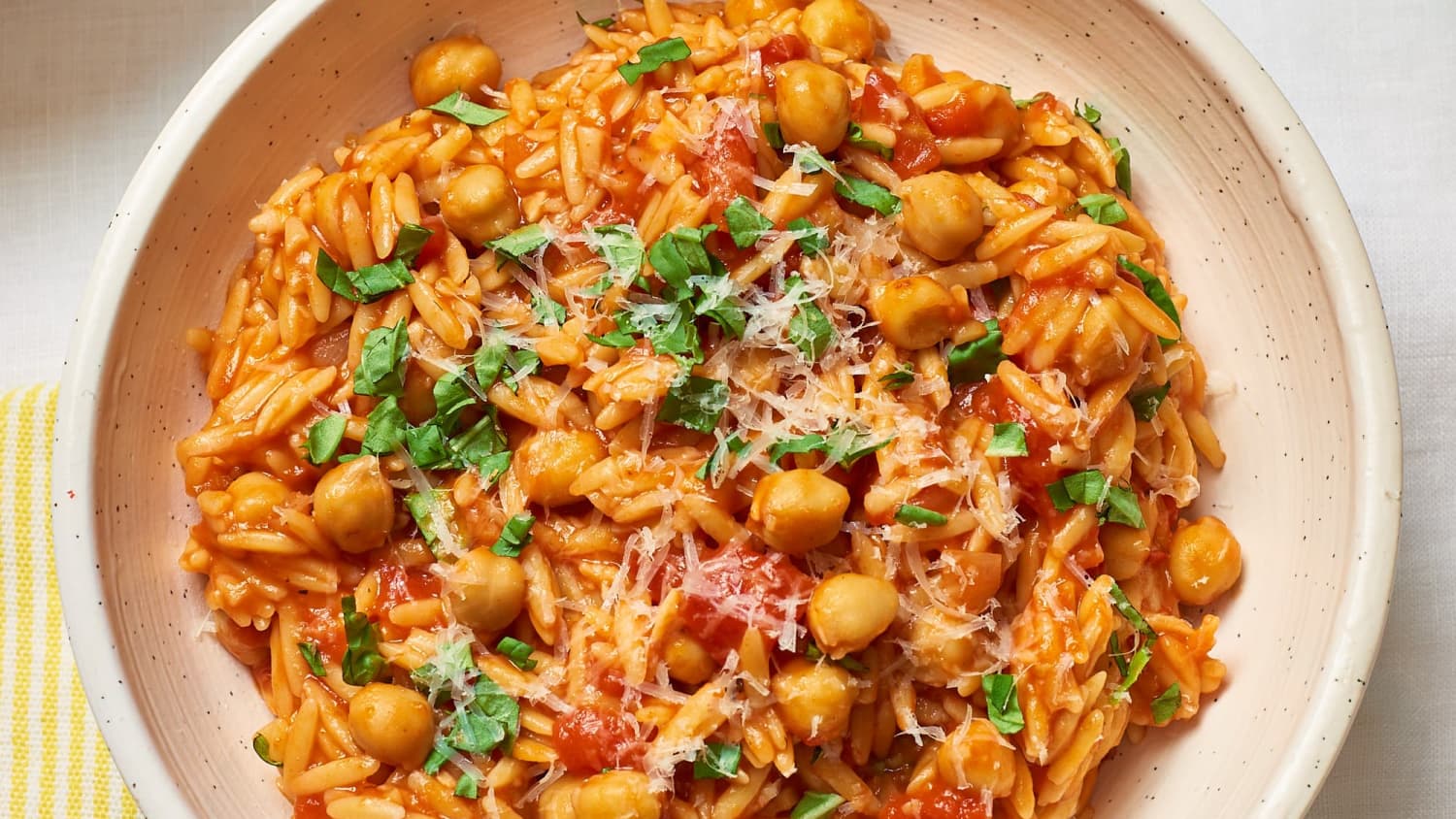 One-Pot Tomato Chickpeas and Orzo-image