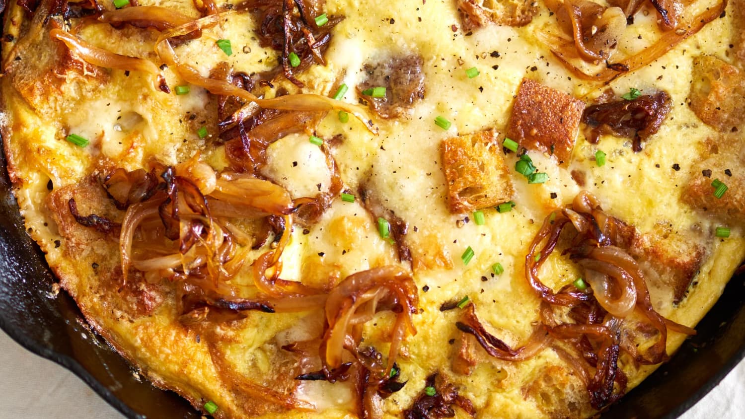 French Onion Frittata -image