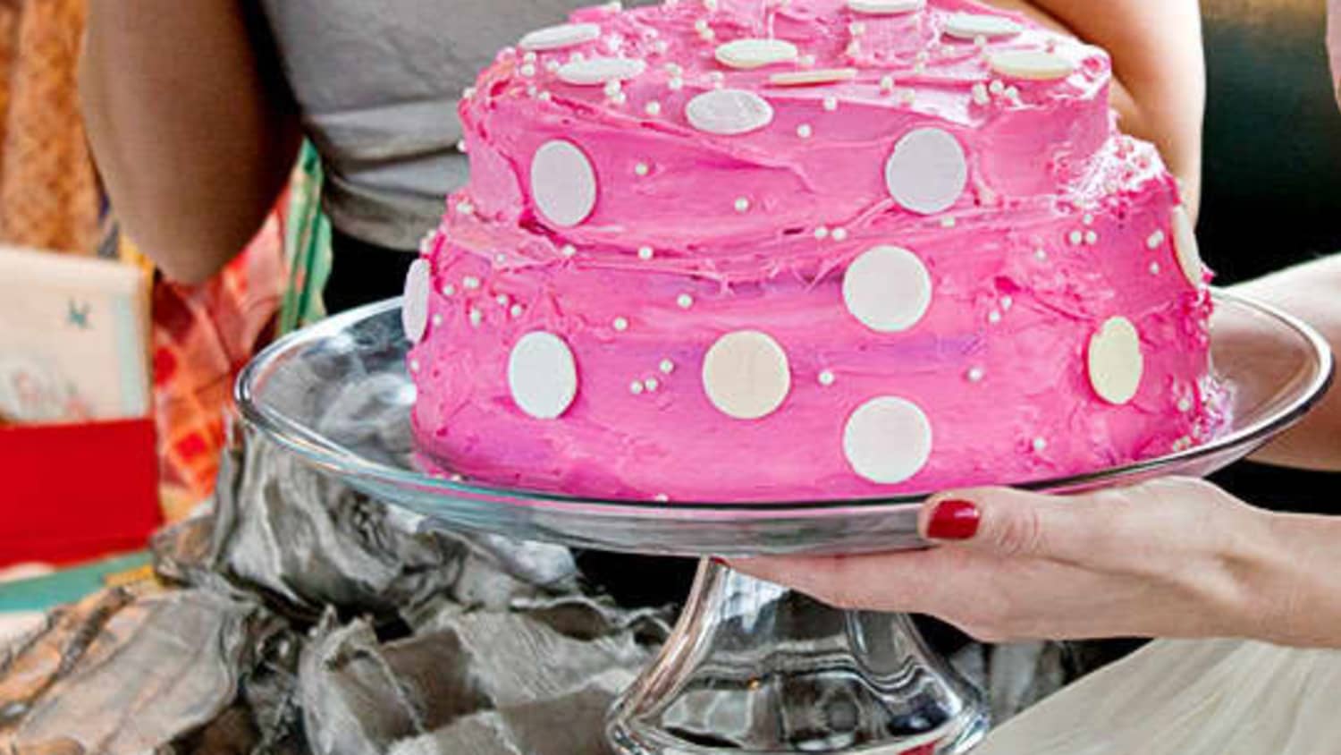 Strawberry Scalded Milk Cake-image