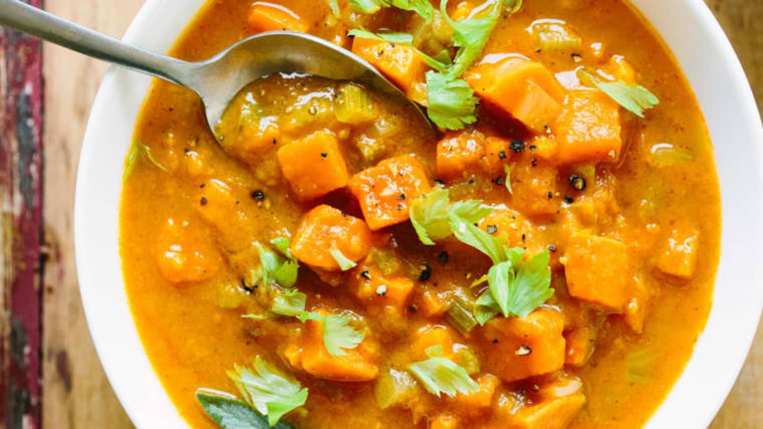 Vegan Sweet Potato Chowder -image