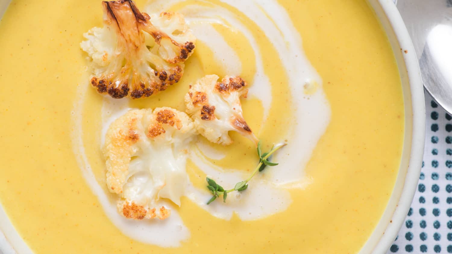 Creamy Coconut Cauliflower Soup-image
