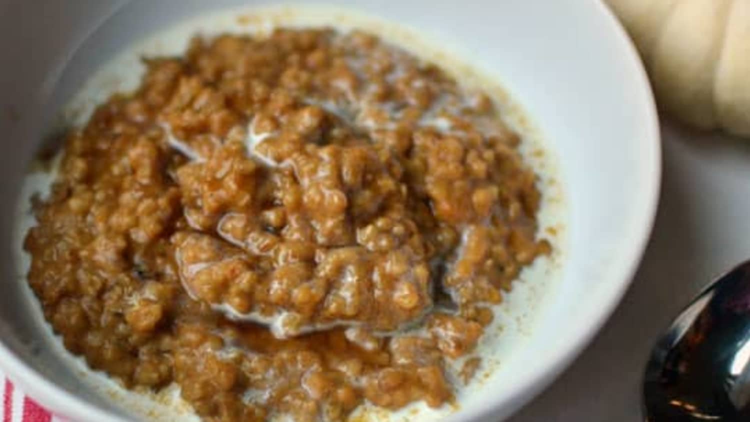 Baked Pumpkin Steel Cut Oatmeal-image