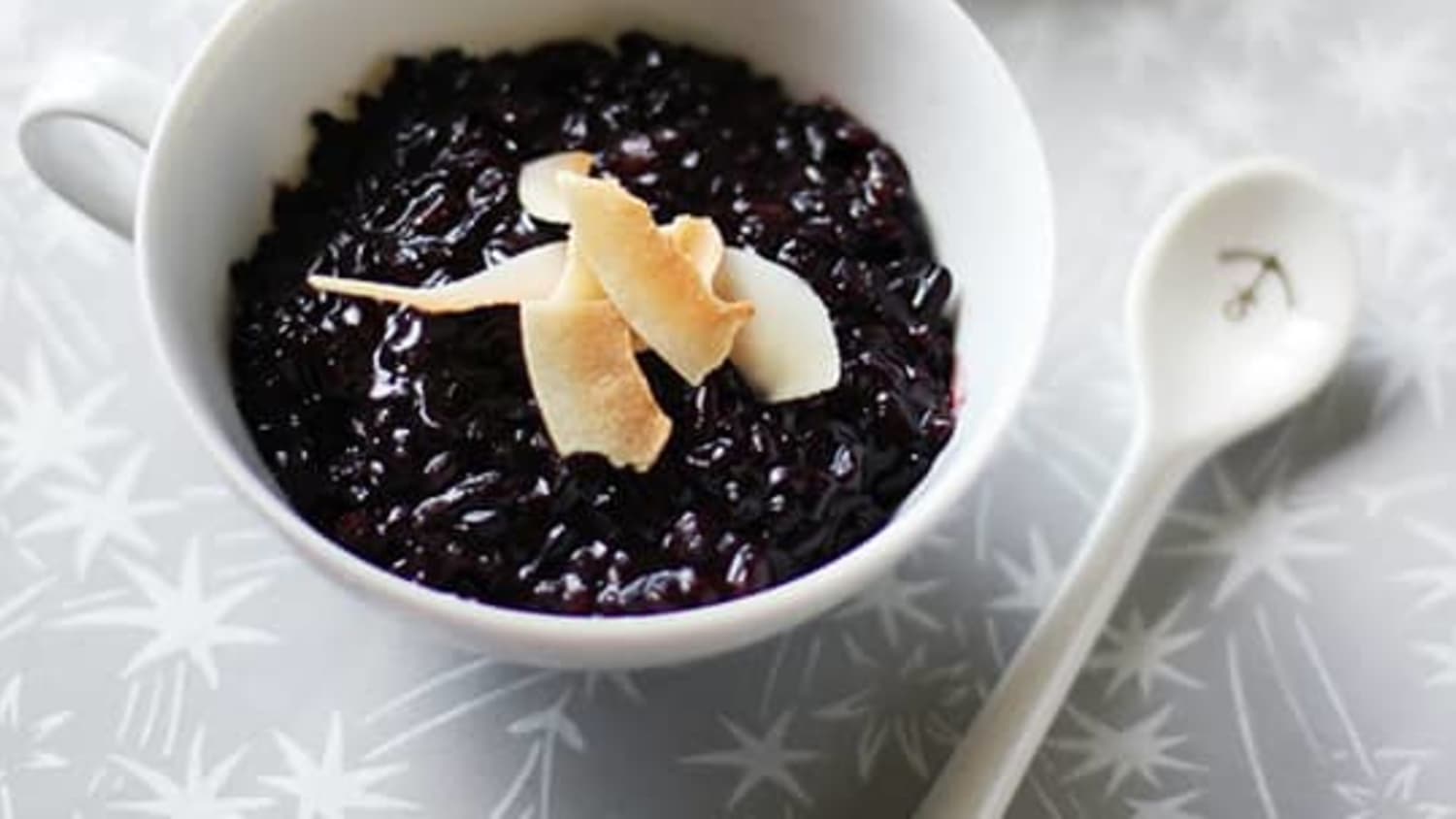Coconut Black Rice Pudding-image