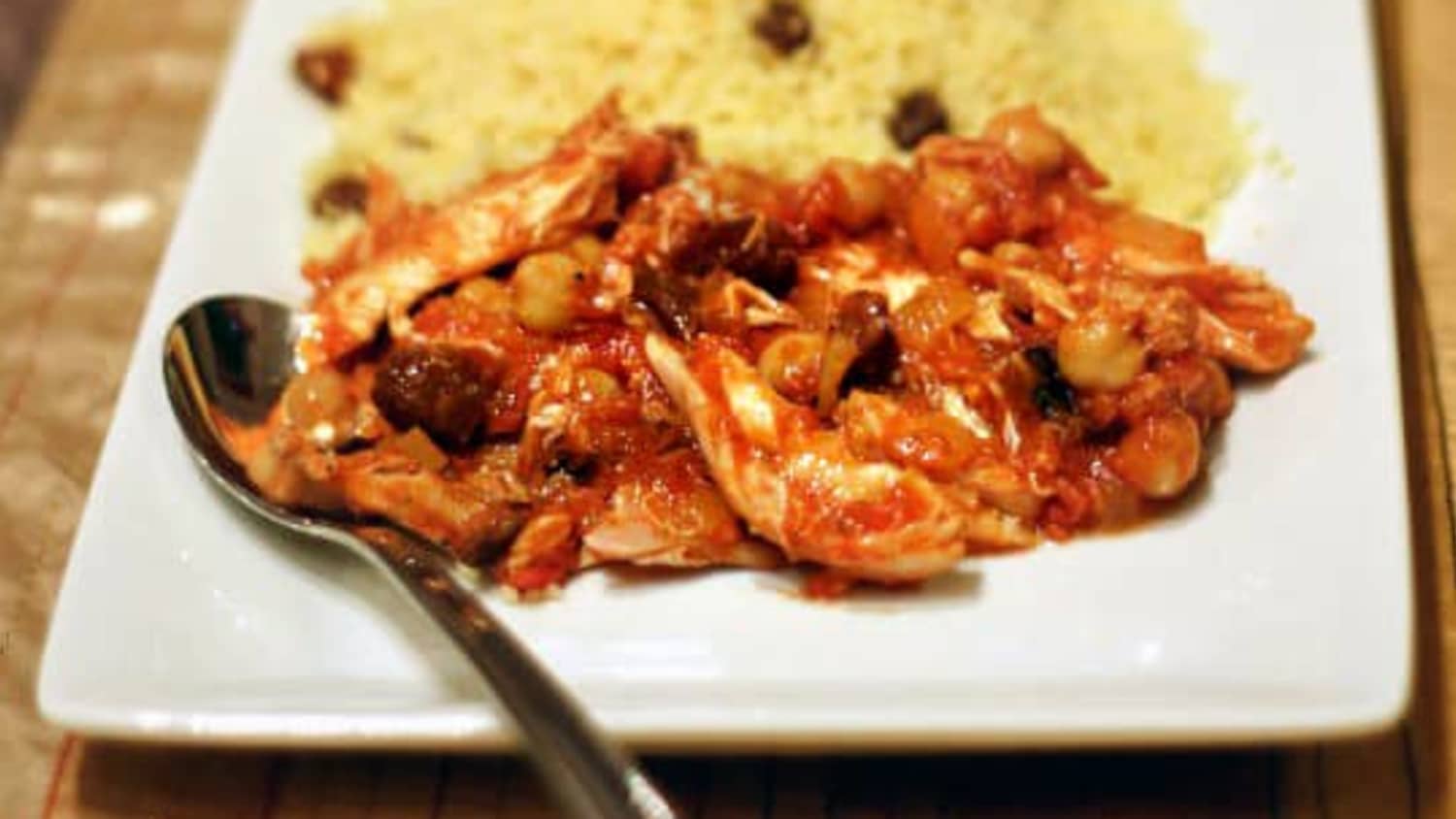 Mediterranean Chicken Stew with Cinnamon Couscous-image