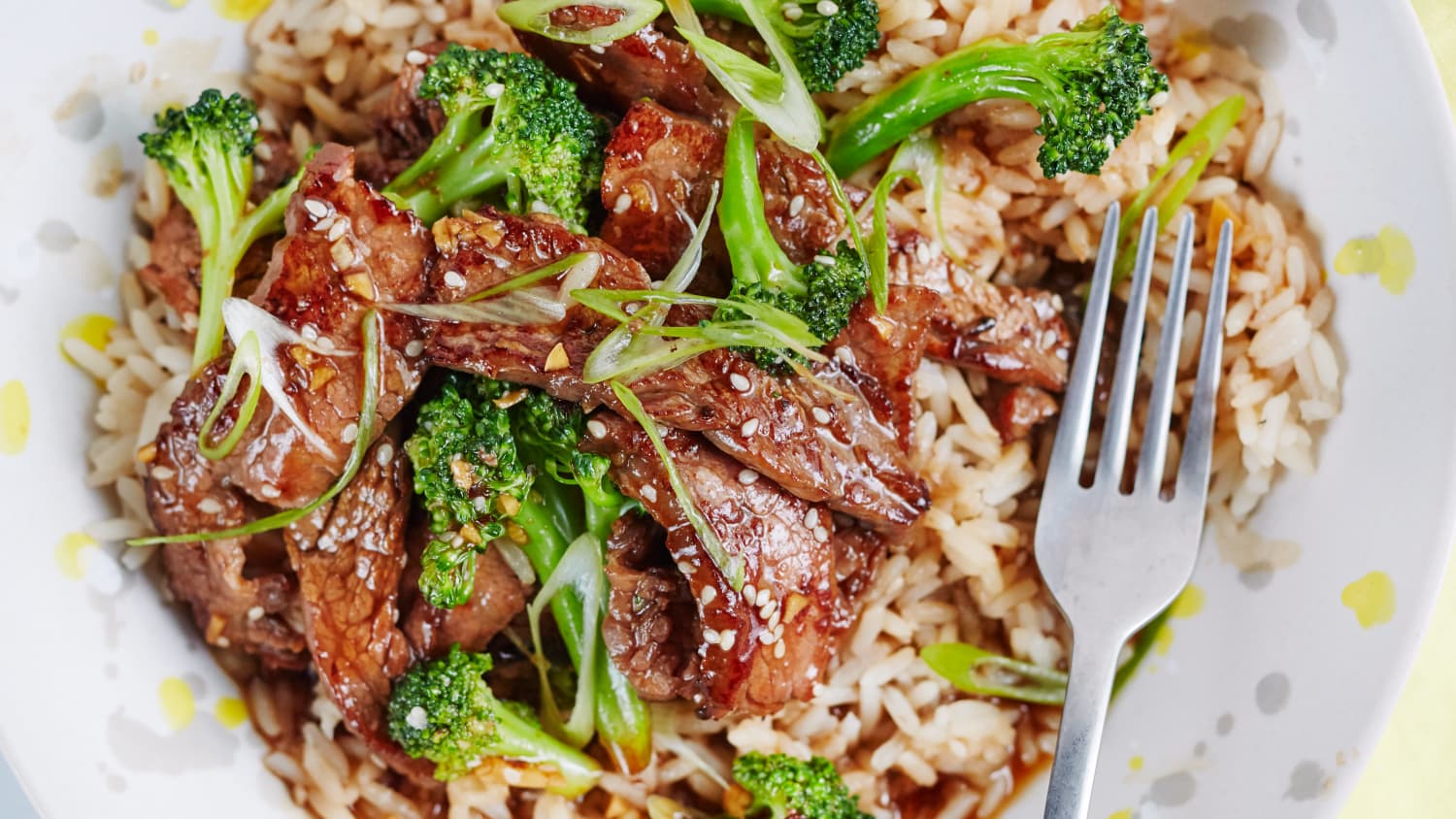 Korean-Style Beef and Broccoli Bowl-image