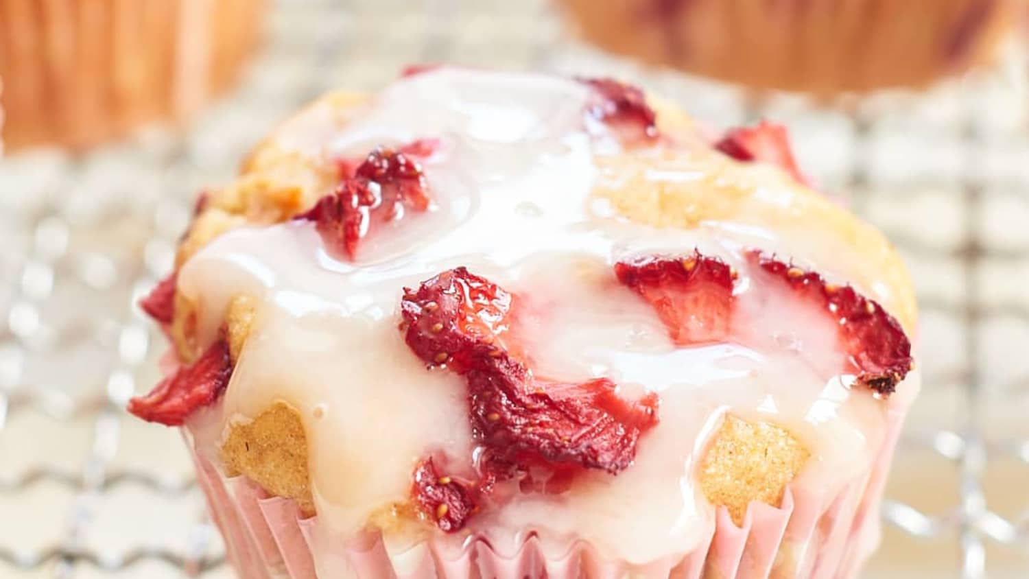 Orange and Strawberry Muffins-image