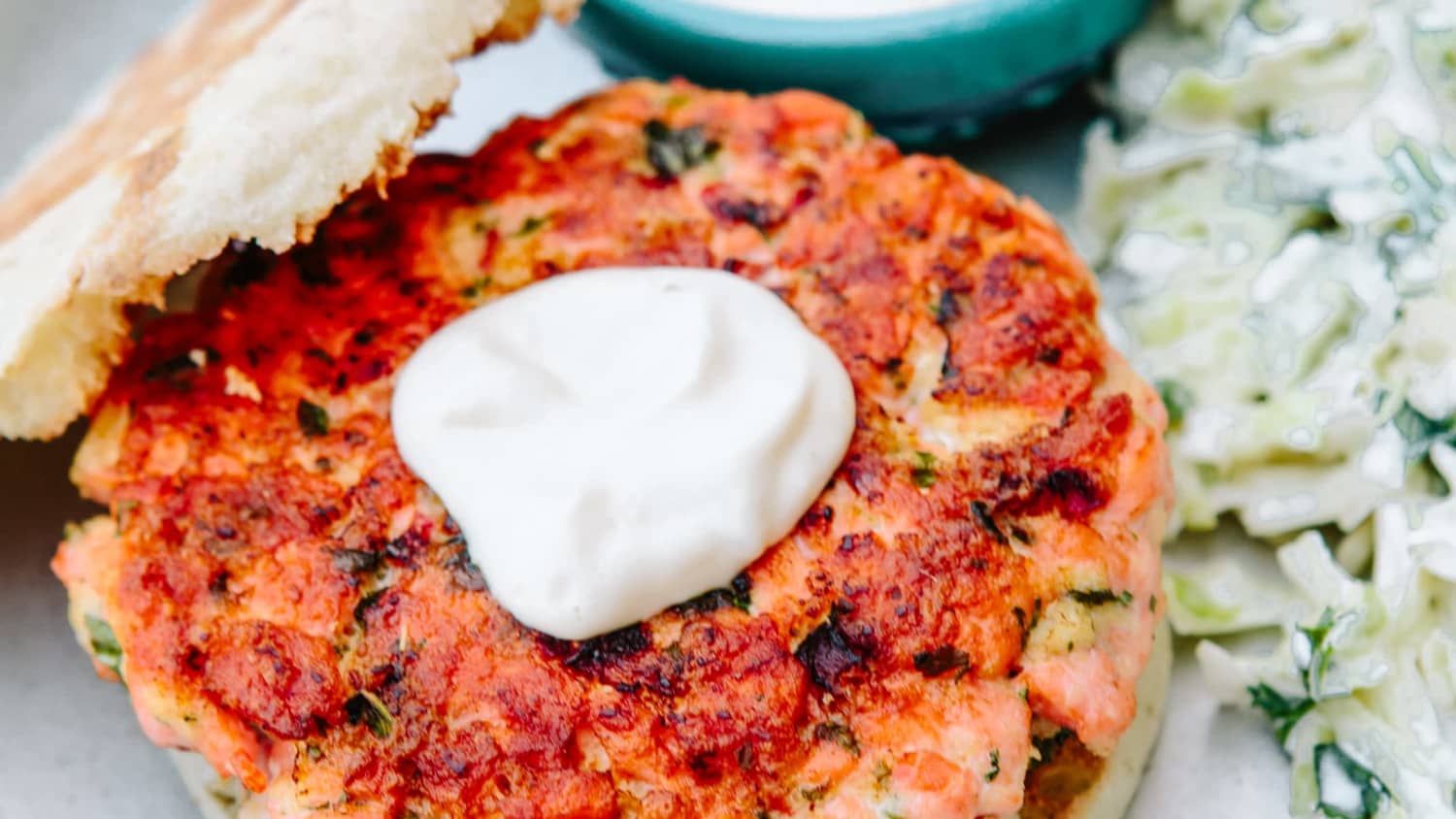 Salmon Burgers with Lime Mayonnaise-image