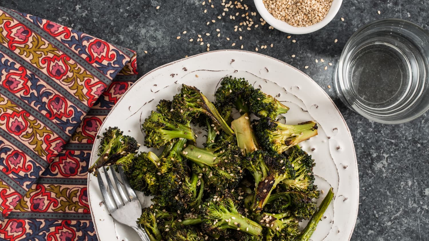 Sesame-Ginger Roasted Broccoli-image
