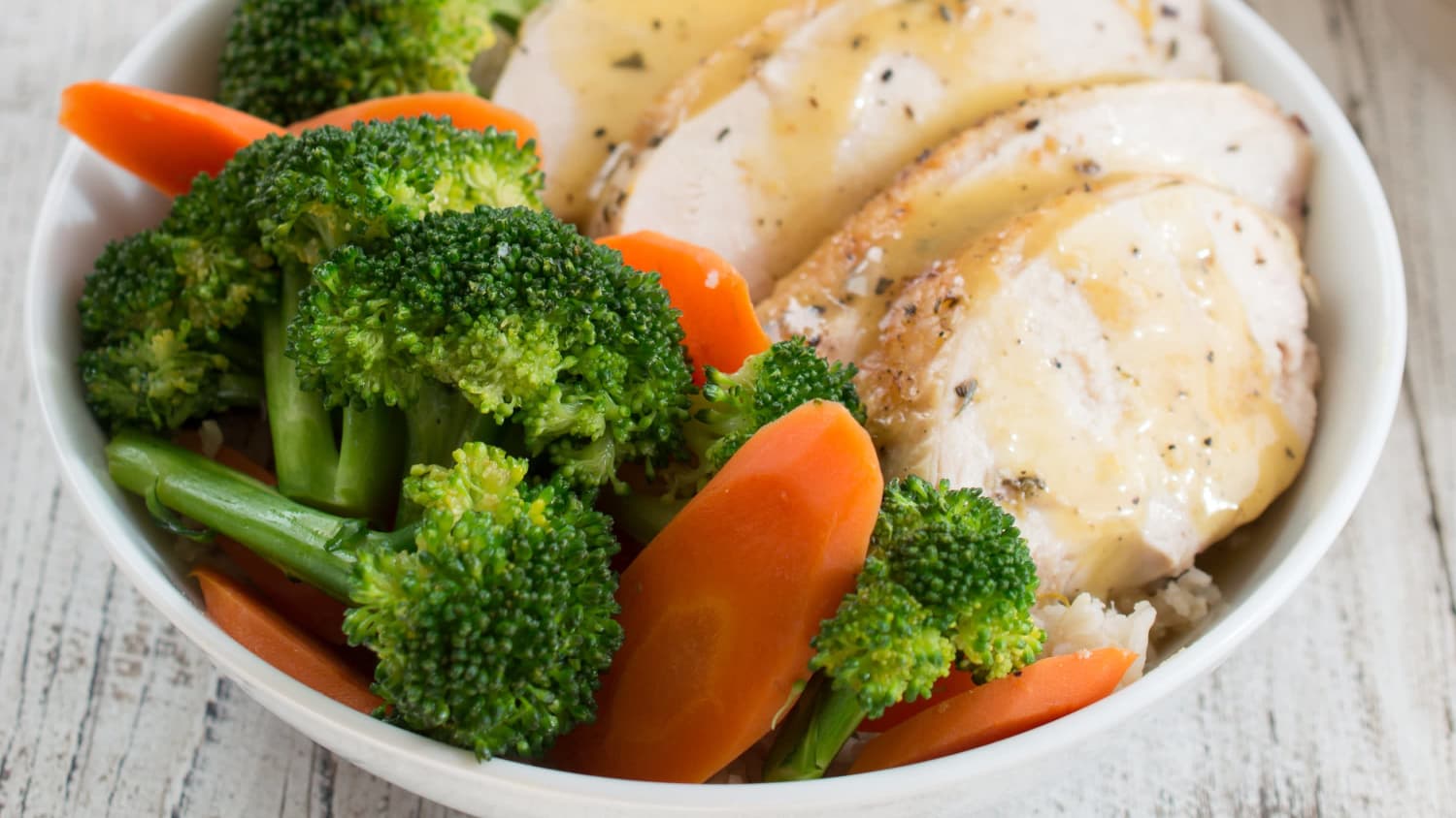 Chicken Rice Bowls with Honey-Mustard Sauce-image