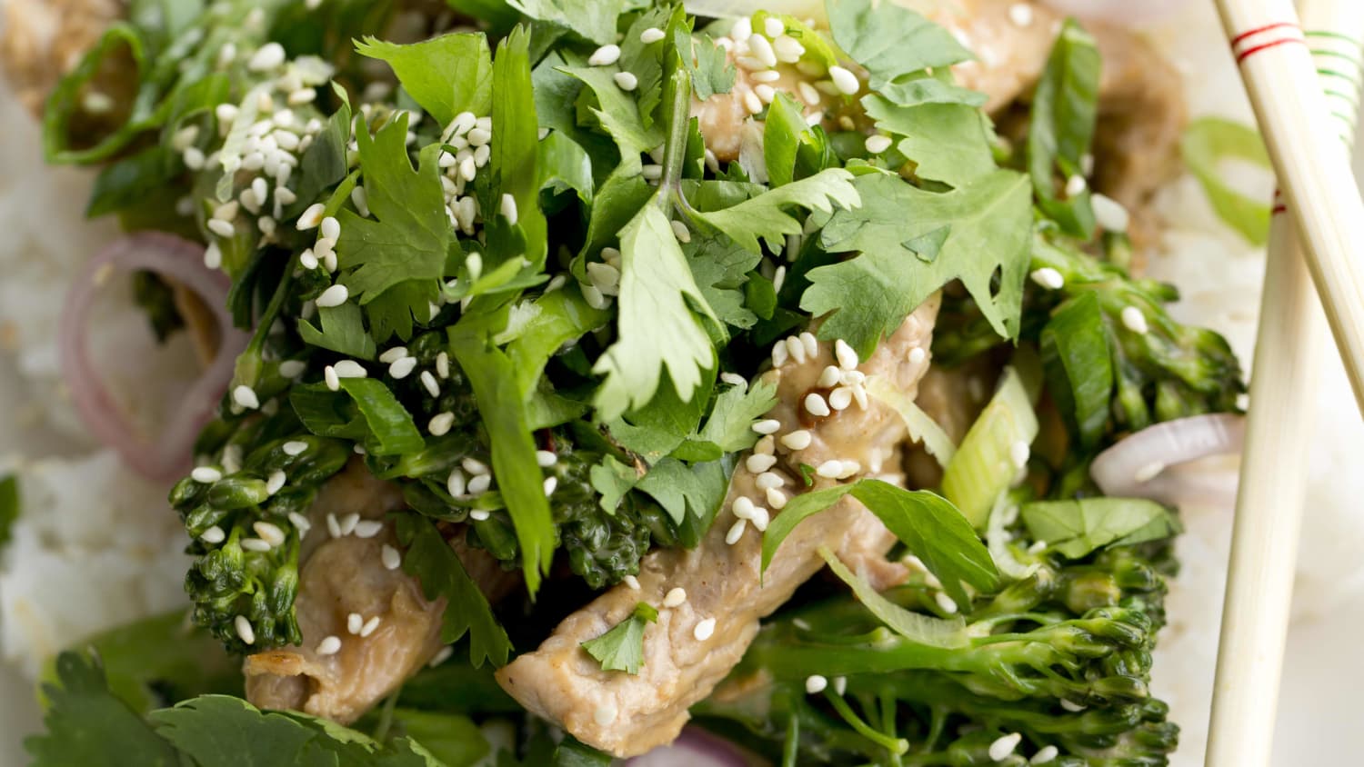 Pork and Broccoli Rice Bowls-image