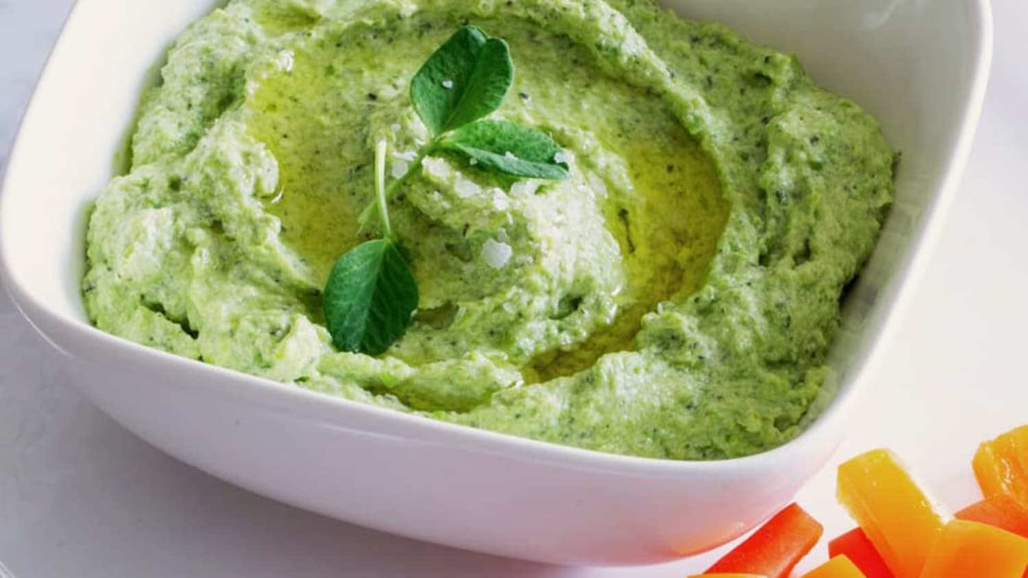 Minty Sweet Pea and Mascarpone Dip-image