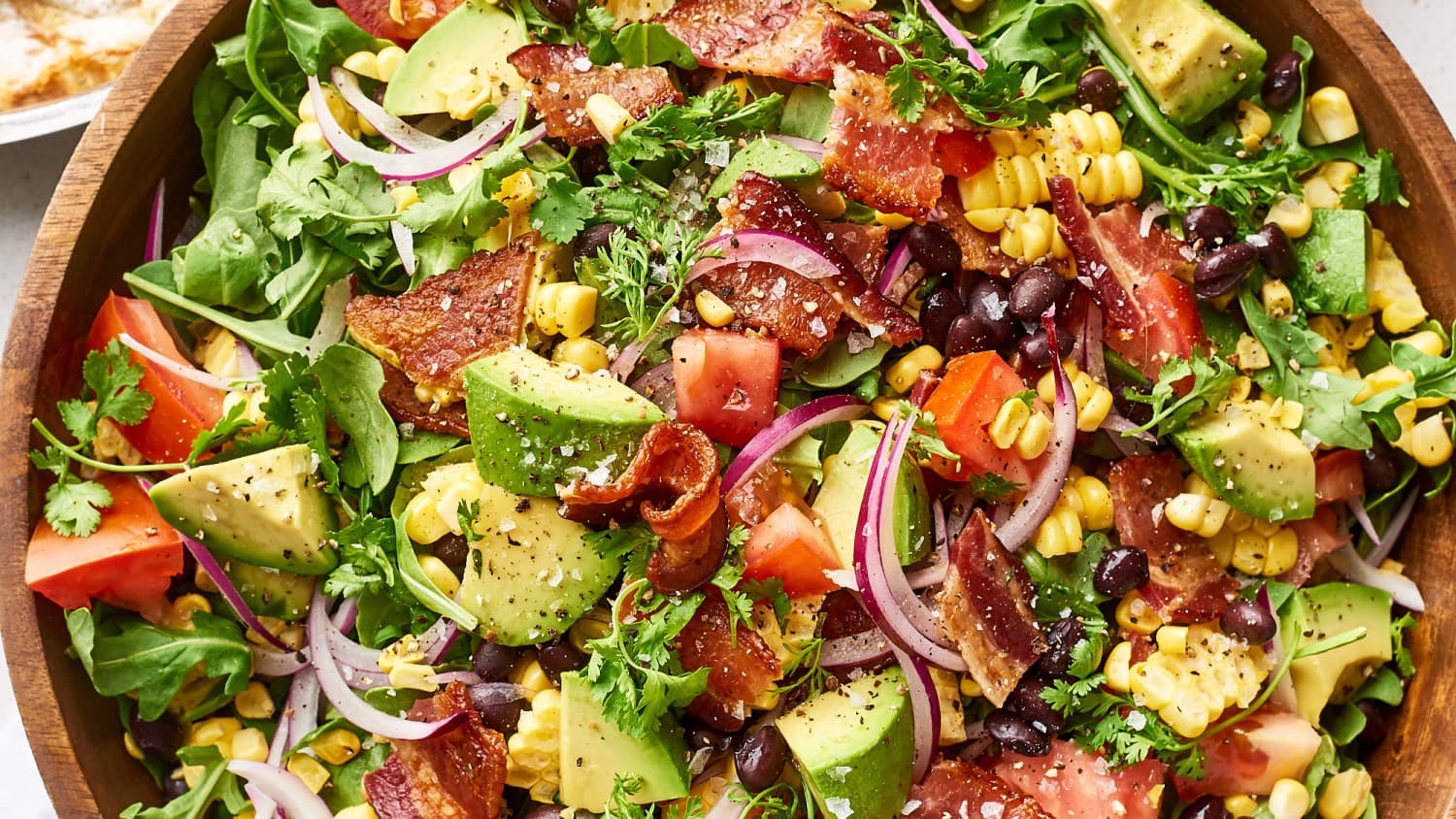 Bacon Avocado Salad Bowls-image
