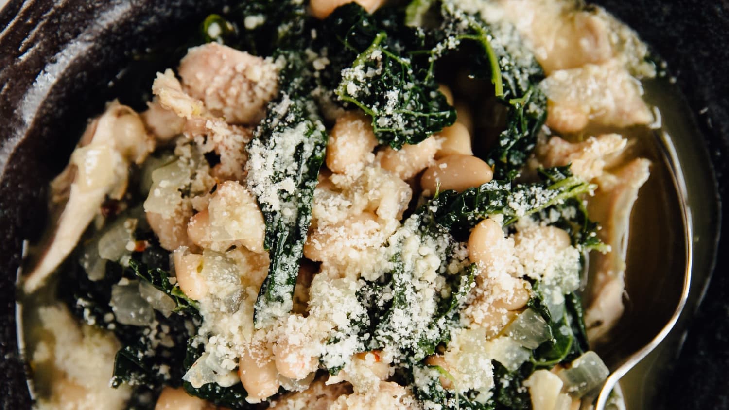 Braised Chicken, Greens, and Beans-image