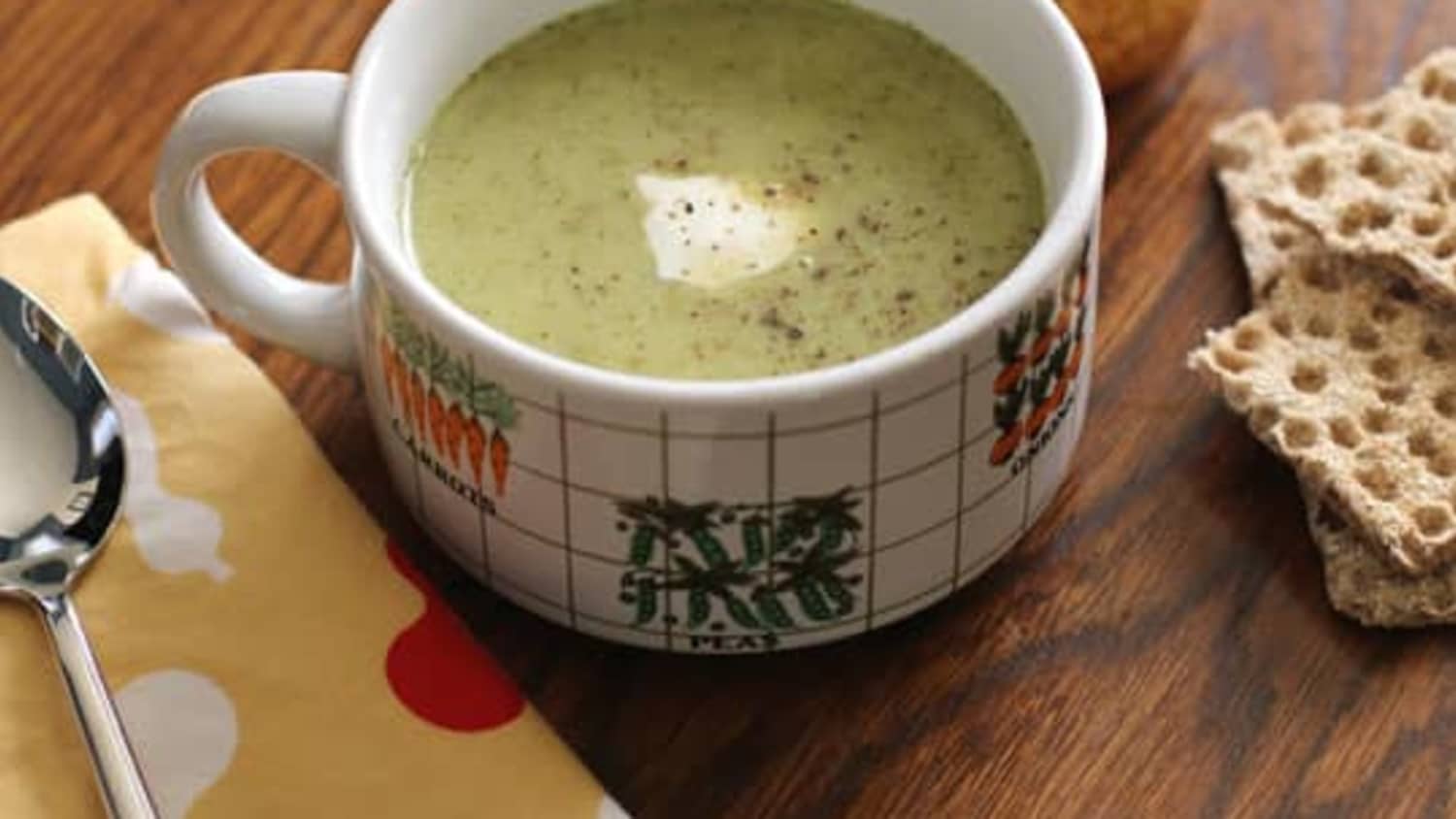 Roasted Broccoli & Cheddar Soup-image