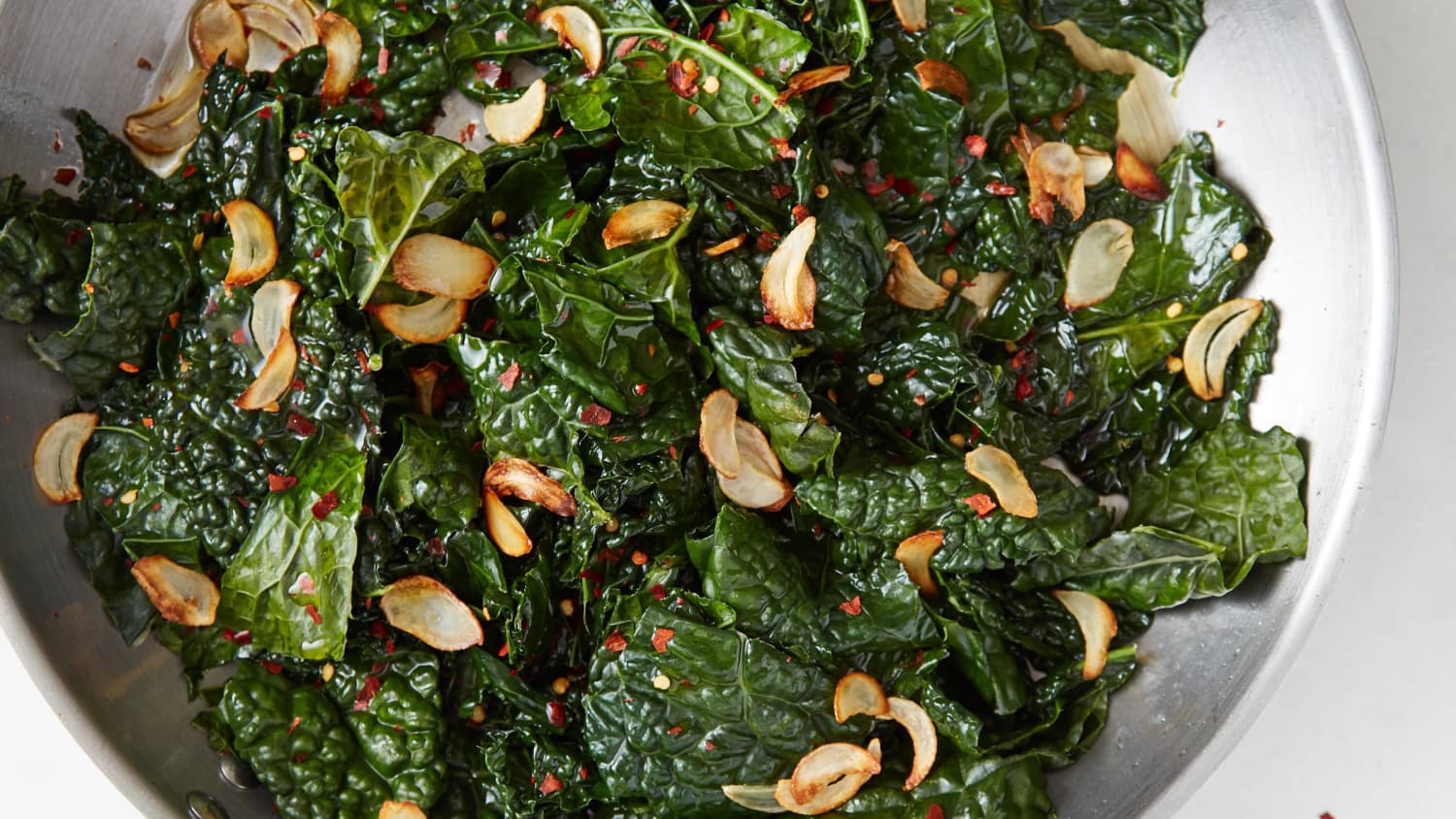 Easy Skillet Kale with Lemon & Garlic Recipe Cart