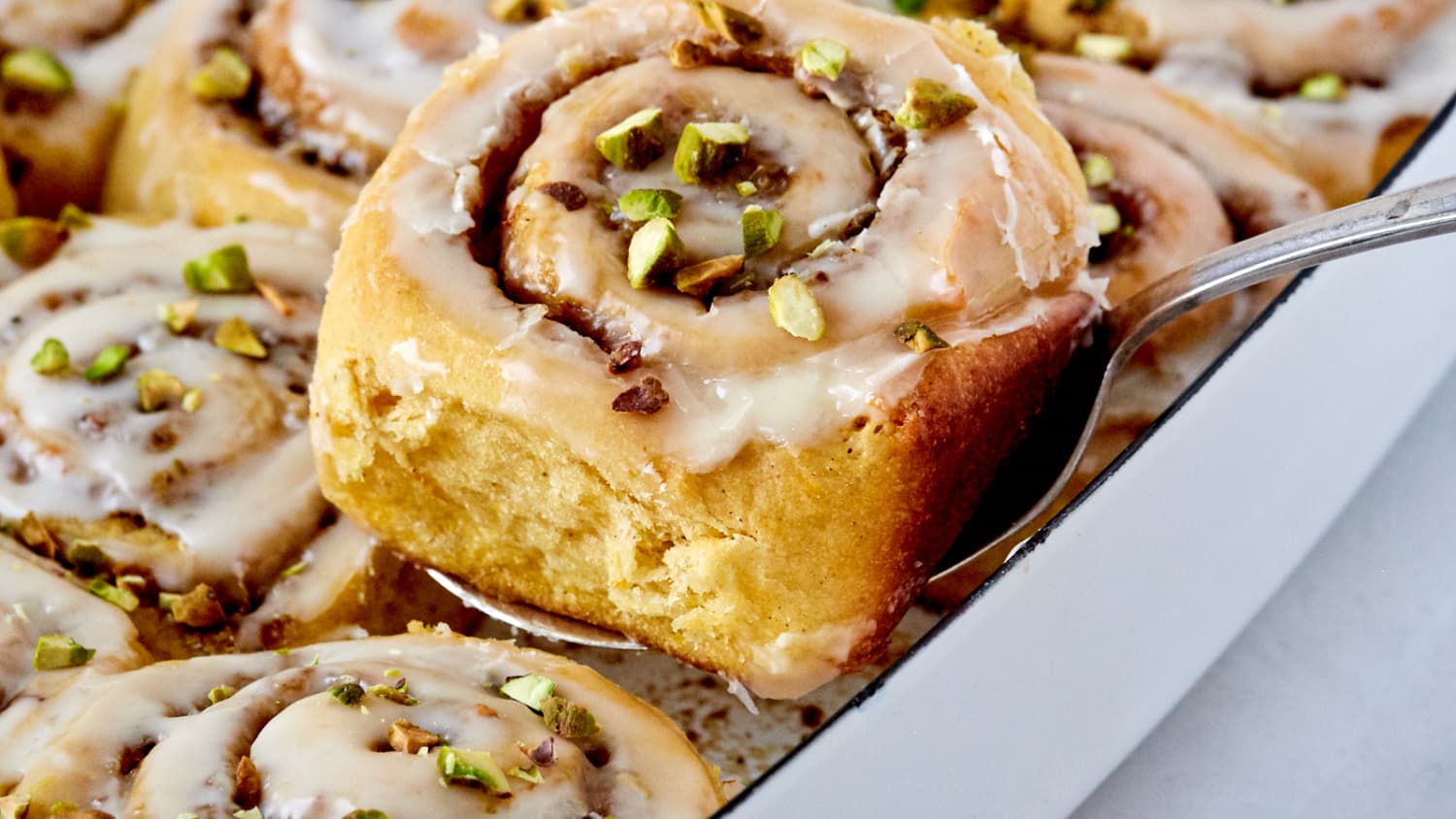 Sweet Potato Cardamom Buns with Pistachio and Orange-image
