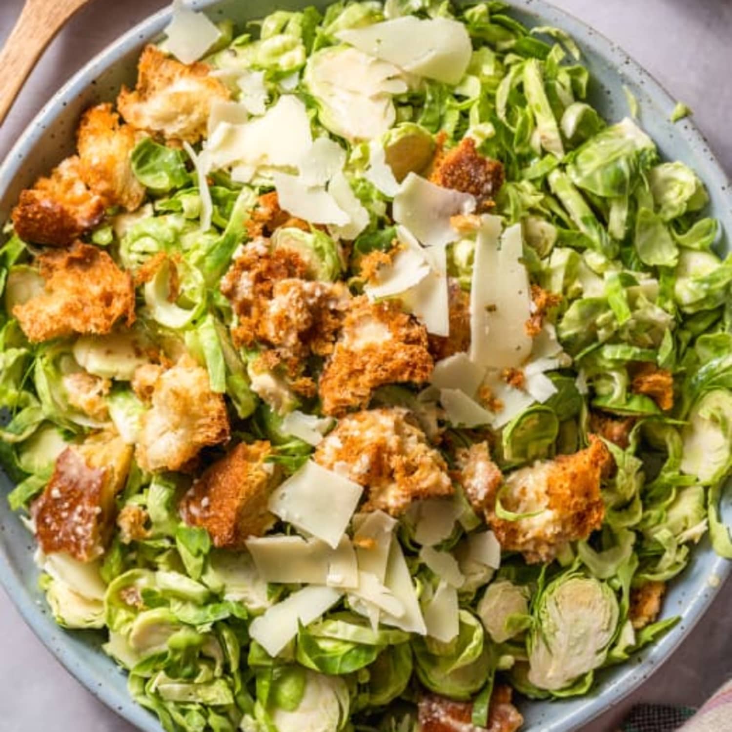 Brussels Sprouts Caesar Salad Kitchn