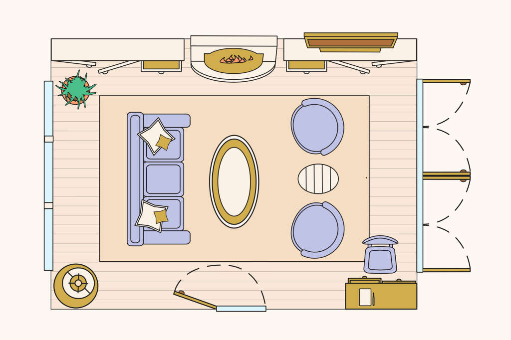 10 Living Room Layouts to Try: Sample Floorplans | Apartment Therapy